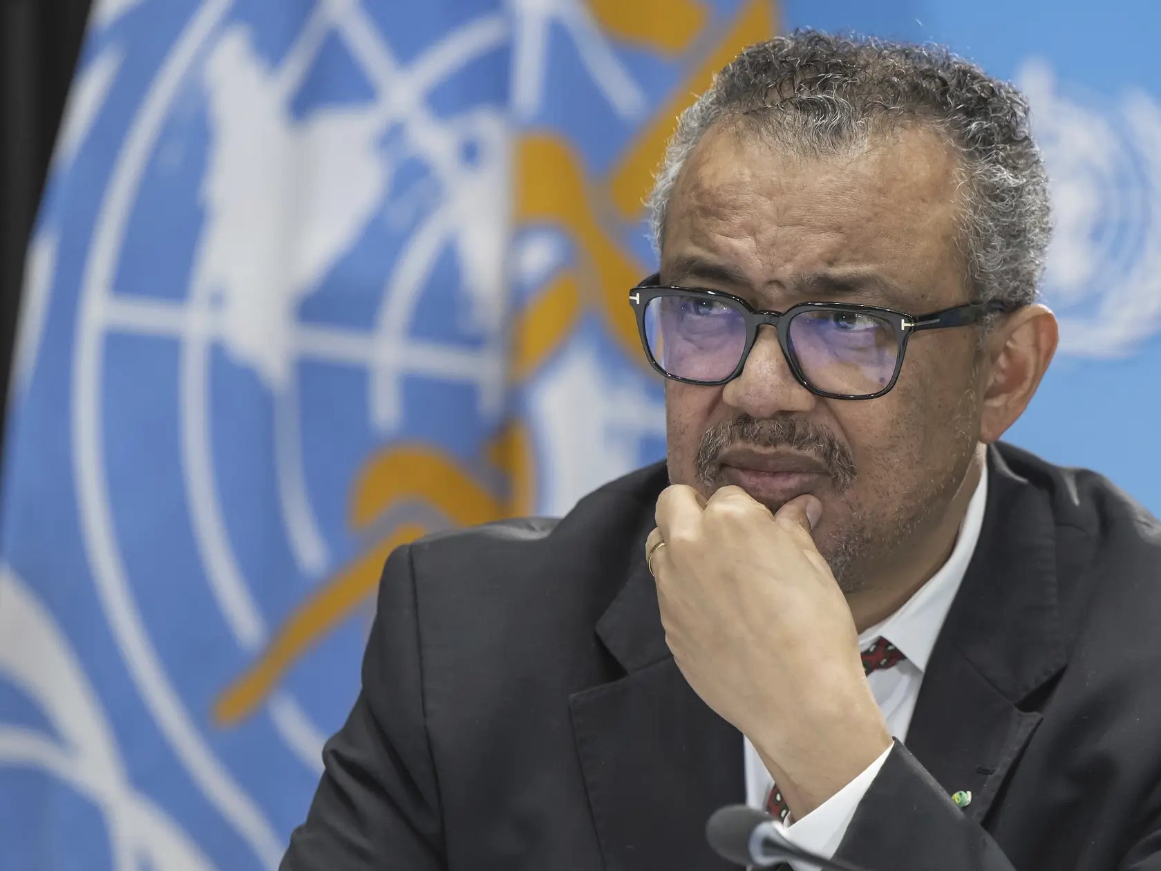 WA 18 archív Ženeva - Na archívnej snímke z 6. apríla 2023 šéf Svetovej zdravotníckej organizácie Tedros Adhanom Ghebreyesus gestikuluje počas tlačovej konferencie v Ženeve. Svetová zdravotnícka organizácia (WHO) v pondelok uviedla, že v roku 2024 potrebuje 1,5 miliardy dolárov na život zachraňujúcu humanitárnu pomoc pre desiatky miliónov ľudí vrátane obyvateľov Ukrajiny a Pásma Gazy. FOTO TASR/AP

Tedros Adhanom Ghebreyesus, Director General of the World Health Organization (WHO), speaks to jou