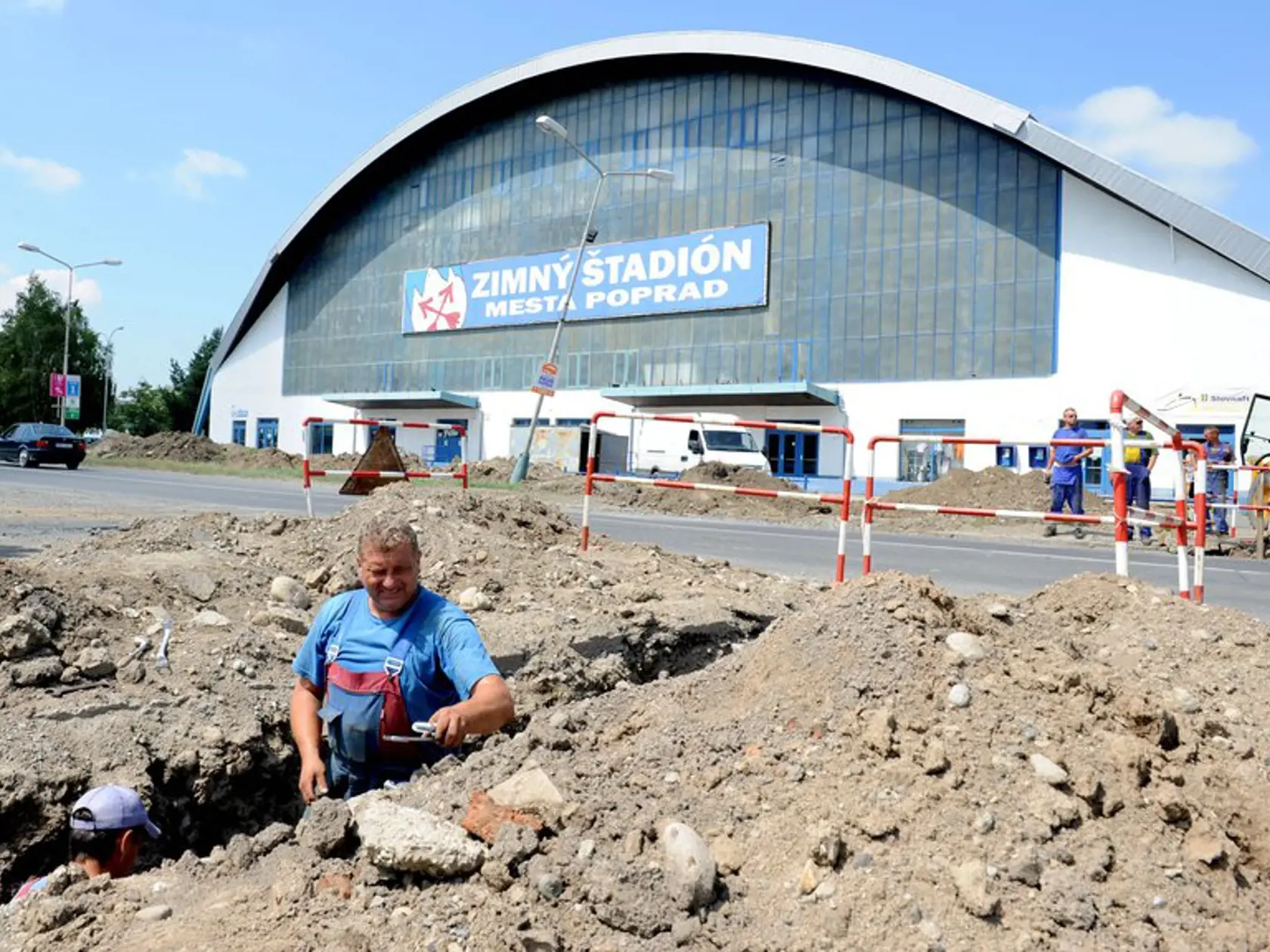 Na snímke zimný štadión mesta Poprad, 20. júla 2010.