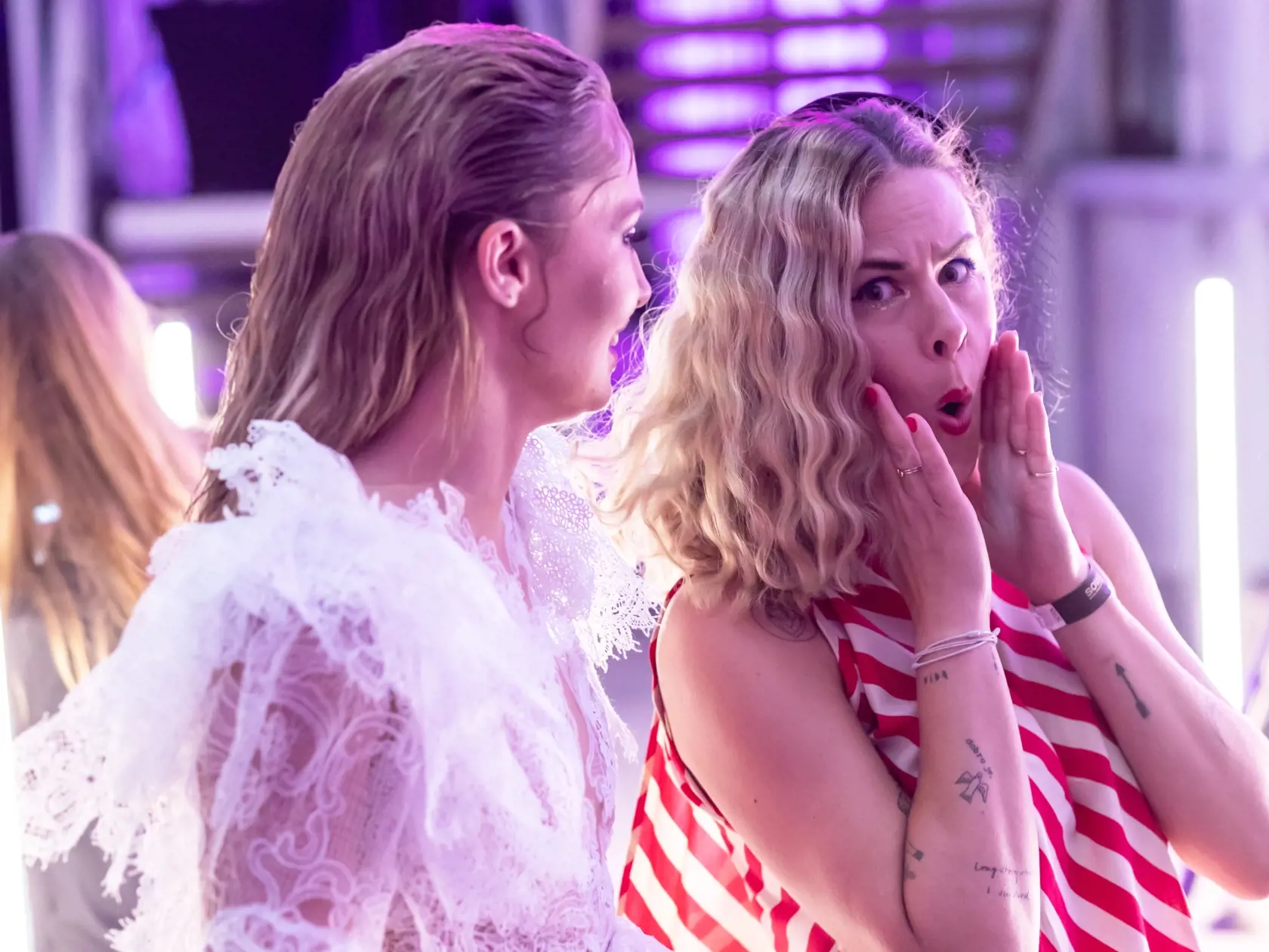 Na snímke Mária Čírová, Kristína Tormová počas 4. ročníka Social Awards Slovakia "SOWA" v Bratislave.