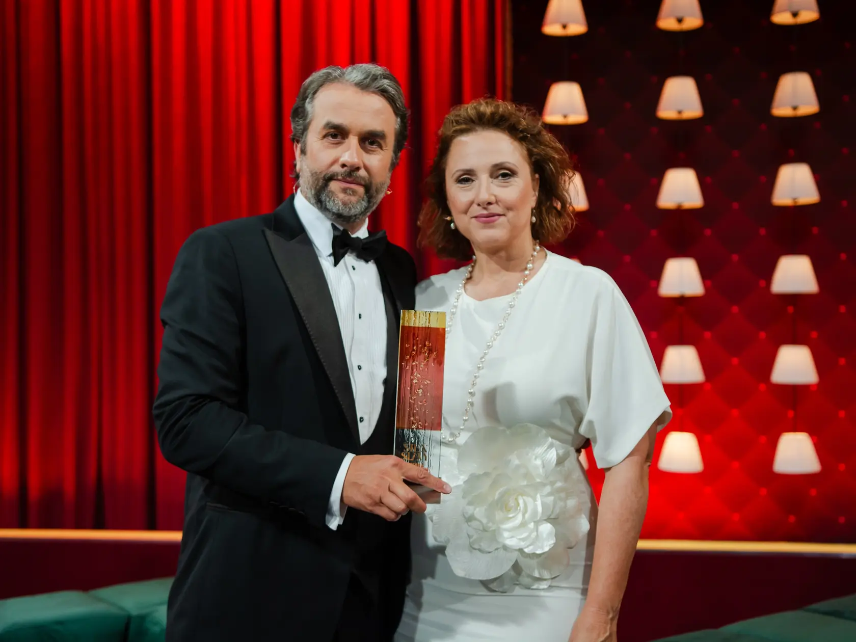 Zuzana Mauréry a Vlado Kobielsky v Sieni slávy. 