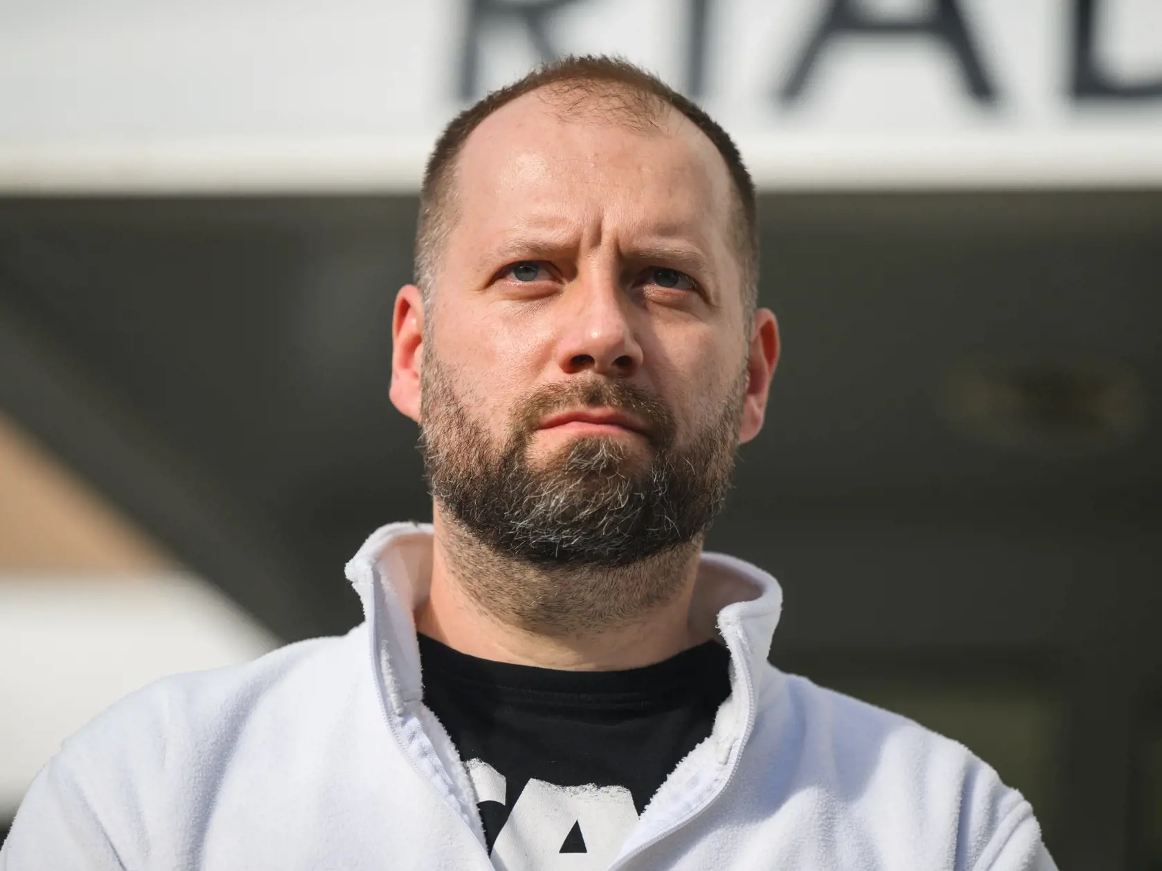 Na snímke podpredseda Lekárskeho Odborového Združenia (LOZ) Miroslav Mendel počas tlačovej konferencie LOZ  na tému: Avizované kroky lekárov sa stávajú skutočnosťou. V Bratislave 29. októbra 2024. FOTO TASR - Jaroslav Novák
