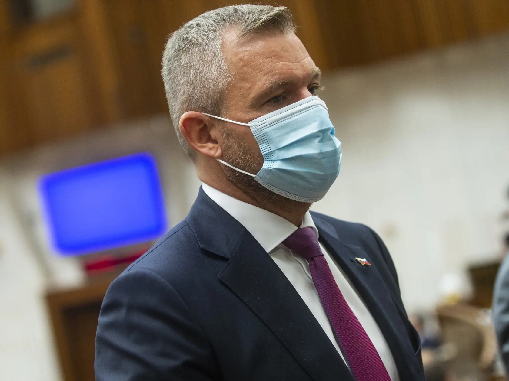 Na snímke nezaradený poslanec NR SR Peter Pellegrini počas rokovania 38. schôdze Národnej rady SR 30. augusta 2021 v Bratislave. FOTO TASR – Jakub Kotian