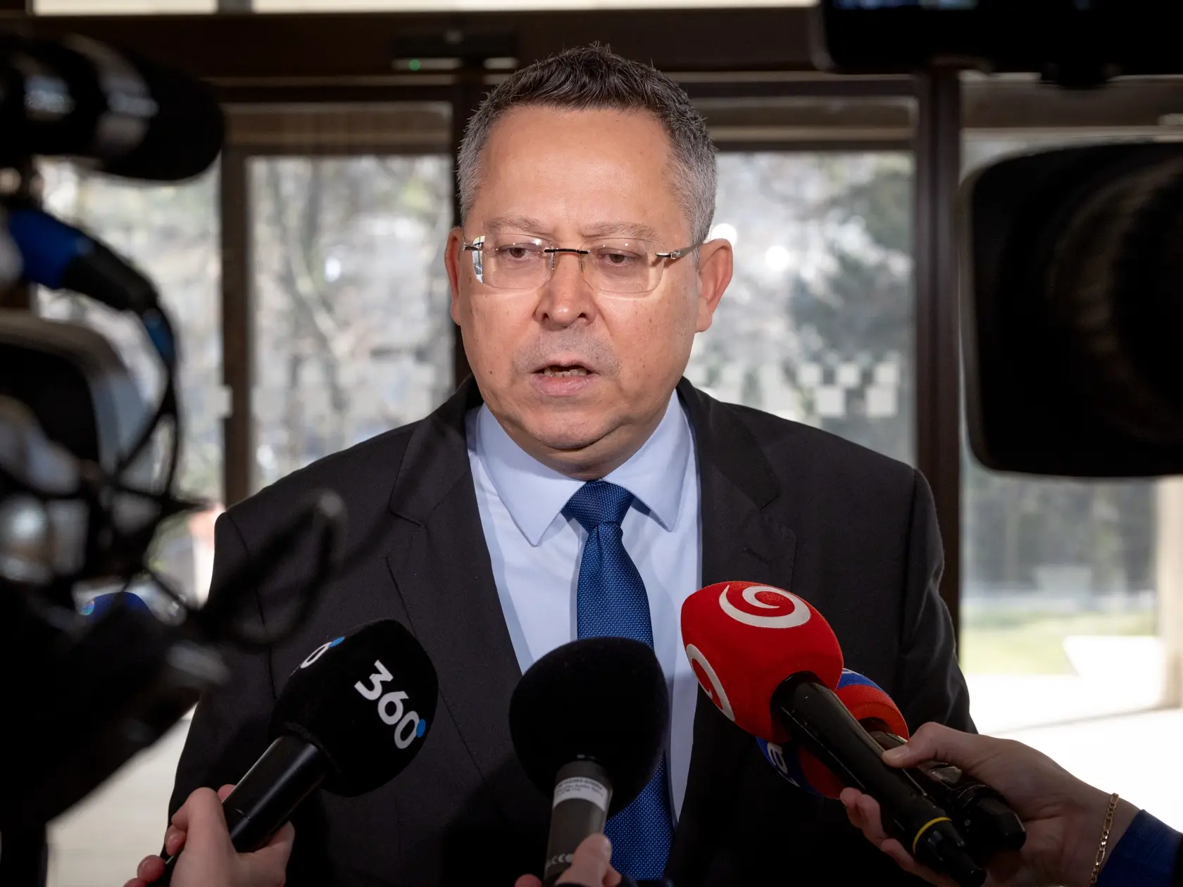 79. schôdza - Úrad vlády Slovenskej republiky. Na snímke je Ladislav Kamenický, minister financií Slovenskej republiky.