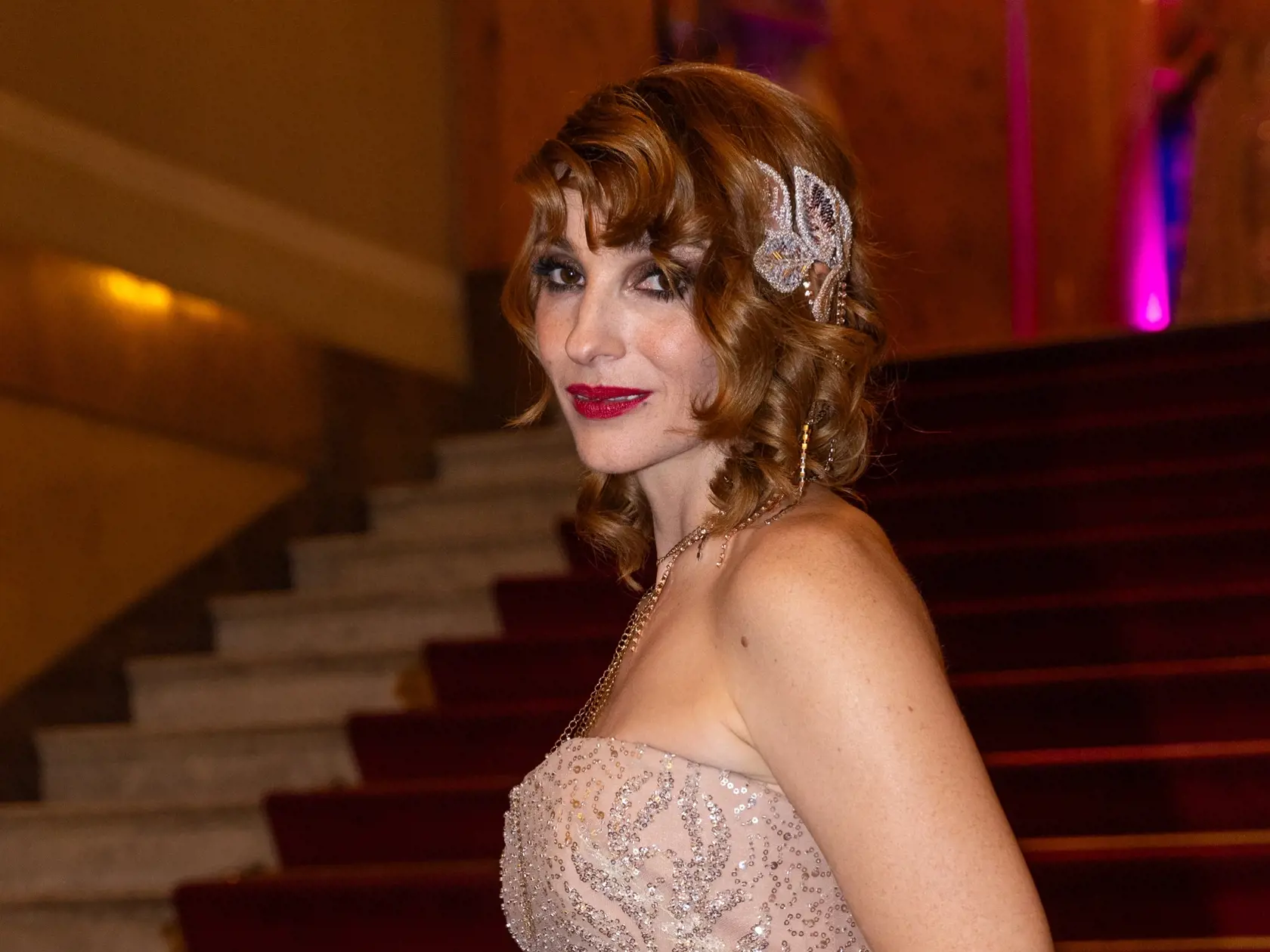 Desiate výročie Česko - Slovenského plesu v Prahe. Na foto Éva "Vica" Kerekes.
