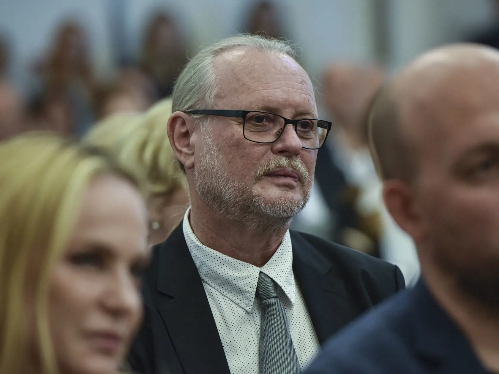 Na snímke spevák a skladateľ Václav Vašo Patejdl  počas 13. ročníka vyhlásenia laureátov Identifikačného kódu Slovenska 26. októbra 2019 v Bratislave. FOTO TASR - Pavol Zachar