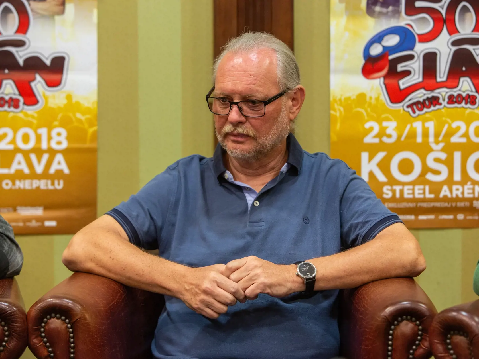 Tlačová konferencia k šnúre Elánu k 50 výročiu založenia kapely