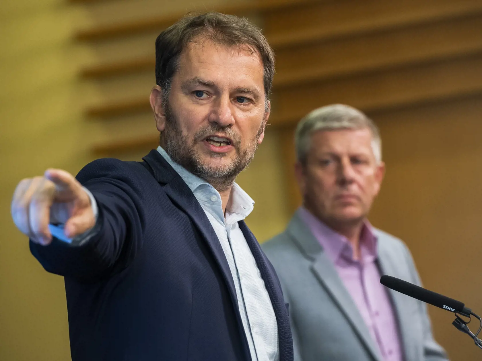 Na snímke sprava podpredseda vlády SR a minister financií Igor Matovič (OĽaNO)