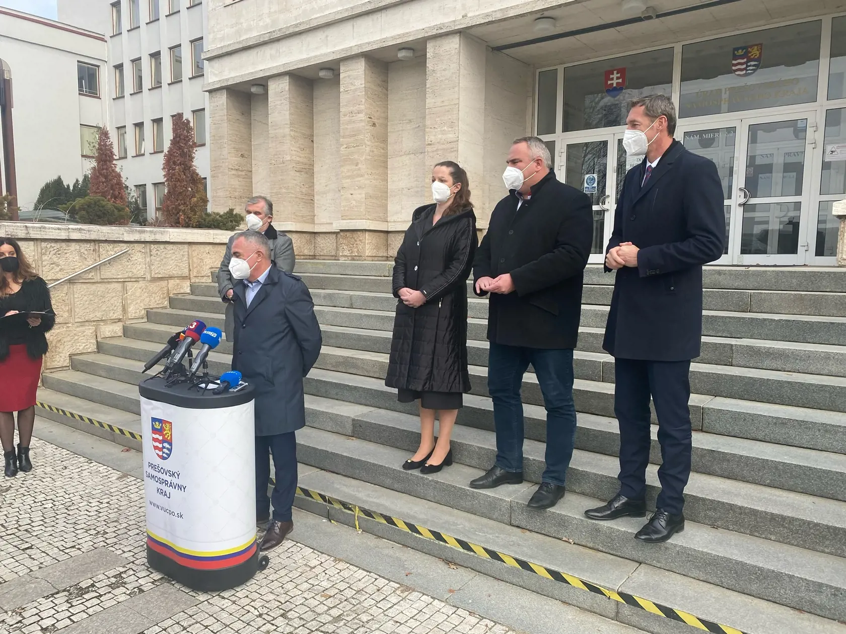 Brífing riaditeľov nemocníc v Prešovskom kraji a župana Prešovského samosprávneho kraja.