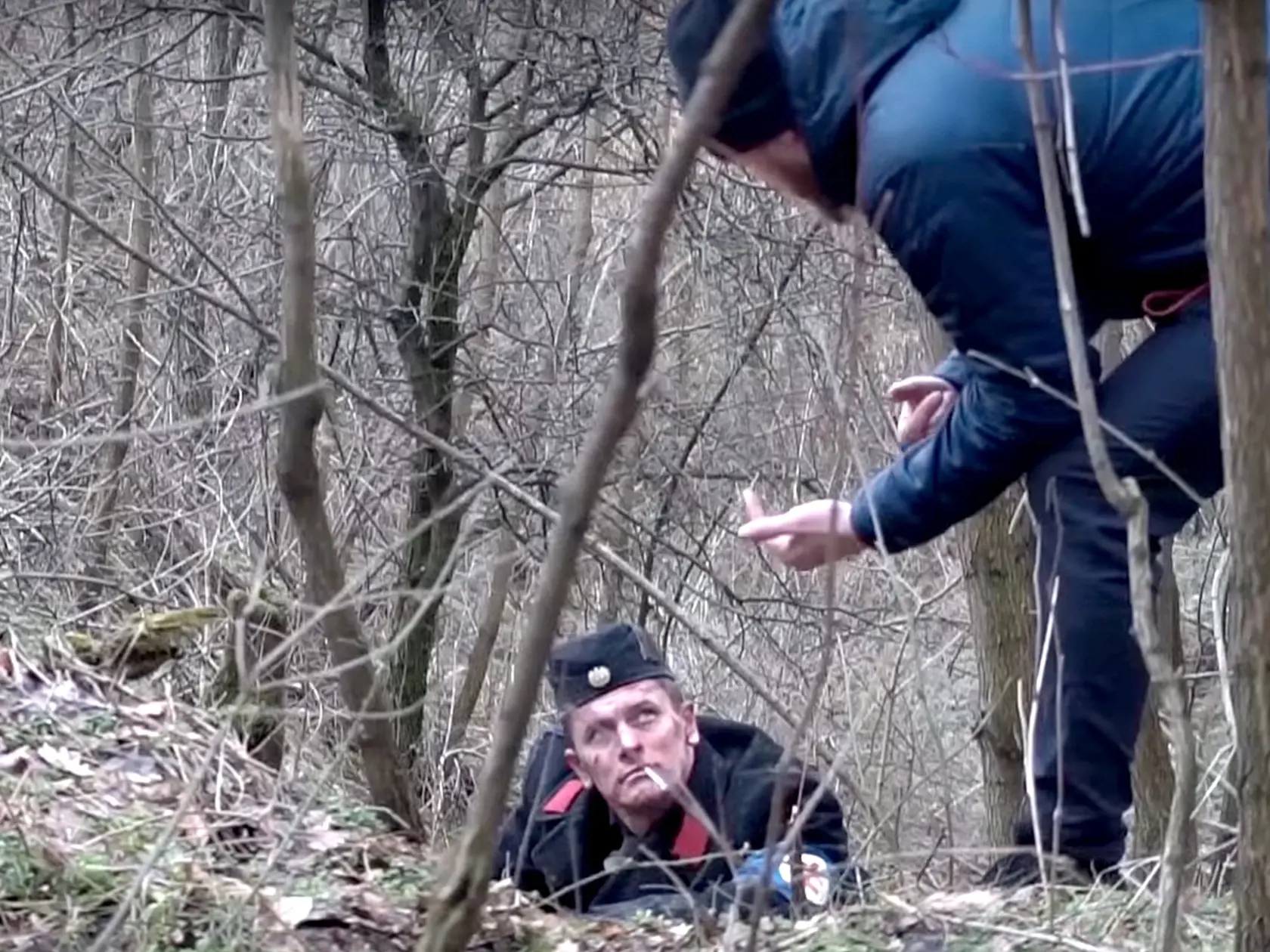 Z nakrúcania filmu Trhlina