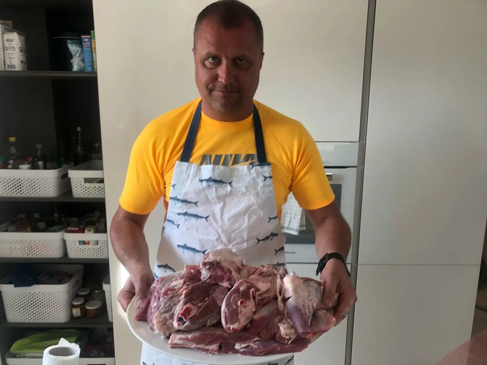 Okrem futbalu si Hrnčiar užil aj typické dovolenkové aktivity, ako je grilovačka. 