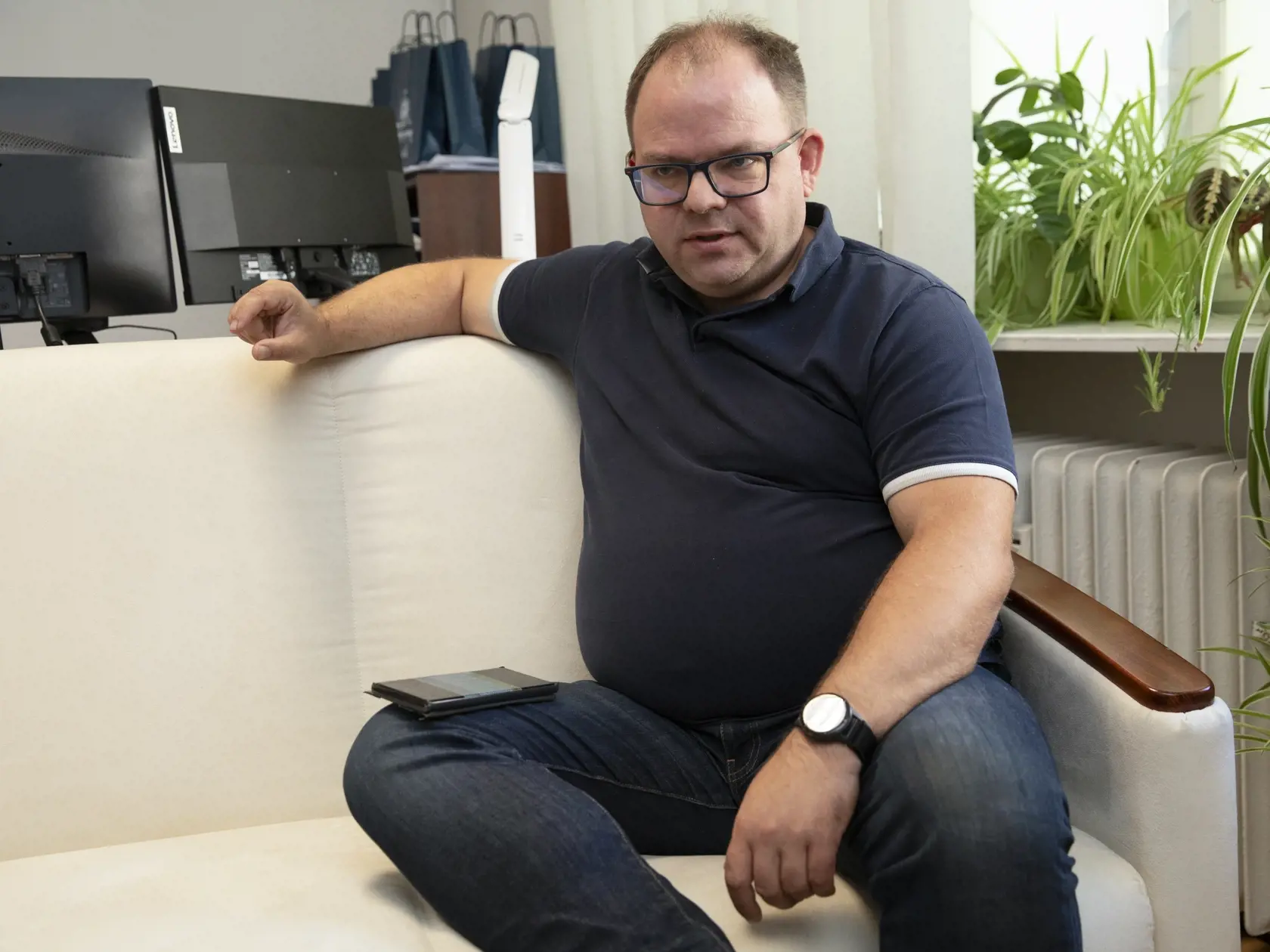 Na snímke je šéf prieskumnej agentúry AKO Václav Hřích.