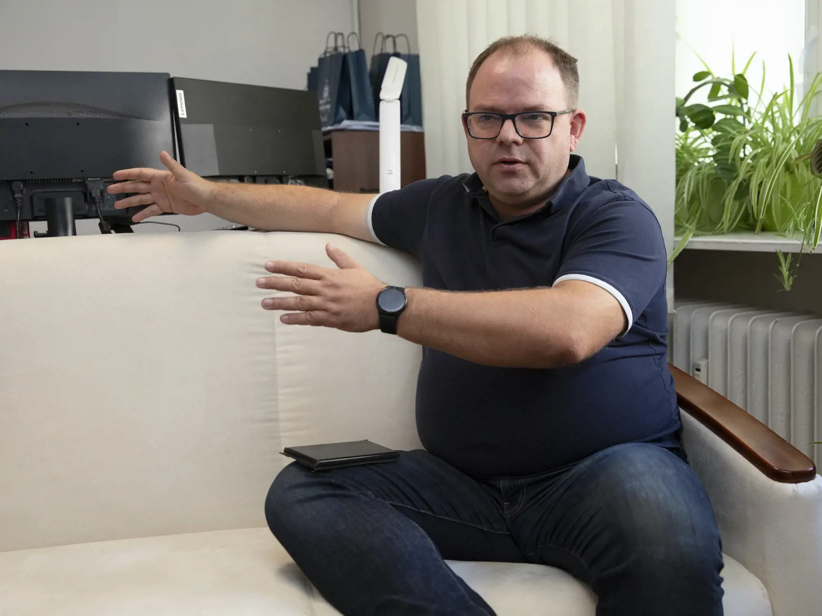 Na snímke je šéf prieskumnej agentúry AKO Václav Hřích.