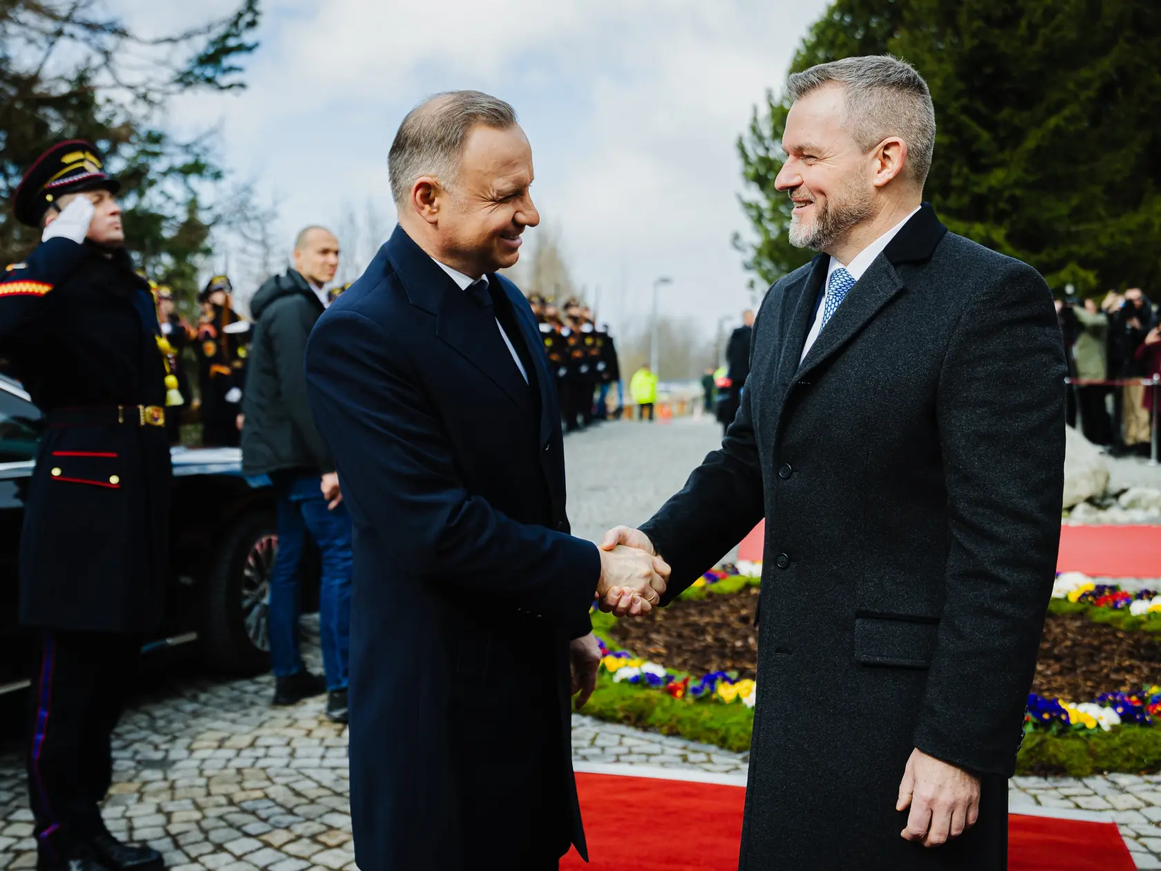 Rozlúčková návšteva prezidenta Poľskej republiky Andrzeja Dudu