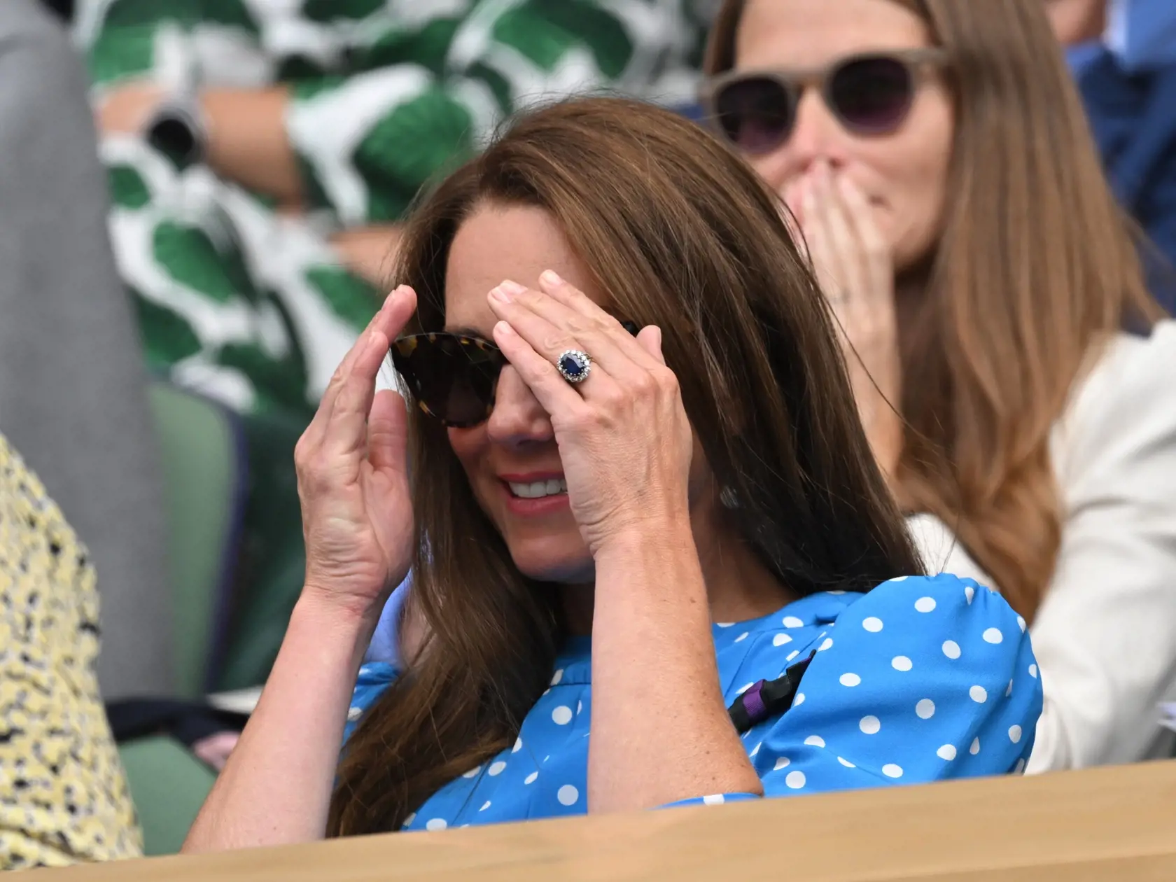 Vojvodkyňa Kate nie je typ fanúšika, ktorý zápasy sleduje potichu a bez emócií. Aj počas štvrťfinále Wimbledonu strúhala jednu grimasu za druhou a zápasy poriadne prežívala.