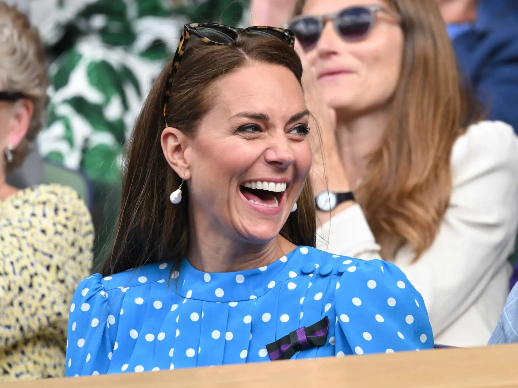 Vojvodkyňa Kate nie je typ fanúšika, ktorý zápasy sleduje potichu a bez emócií. Aj počas štvrťfinále Wimbledonu strúhala jednu grimasu za druhou a zápasy poriadne prežívala.