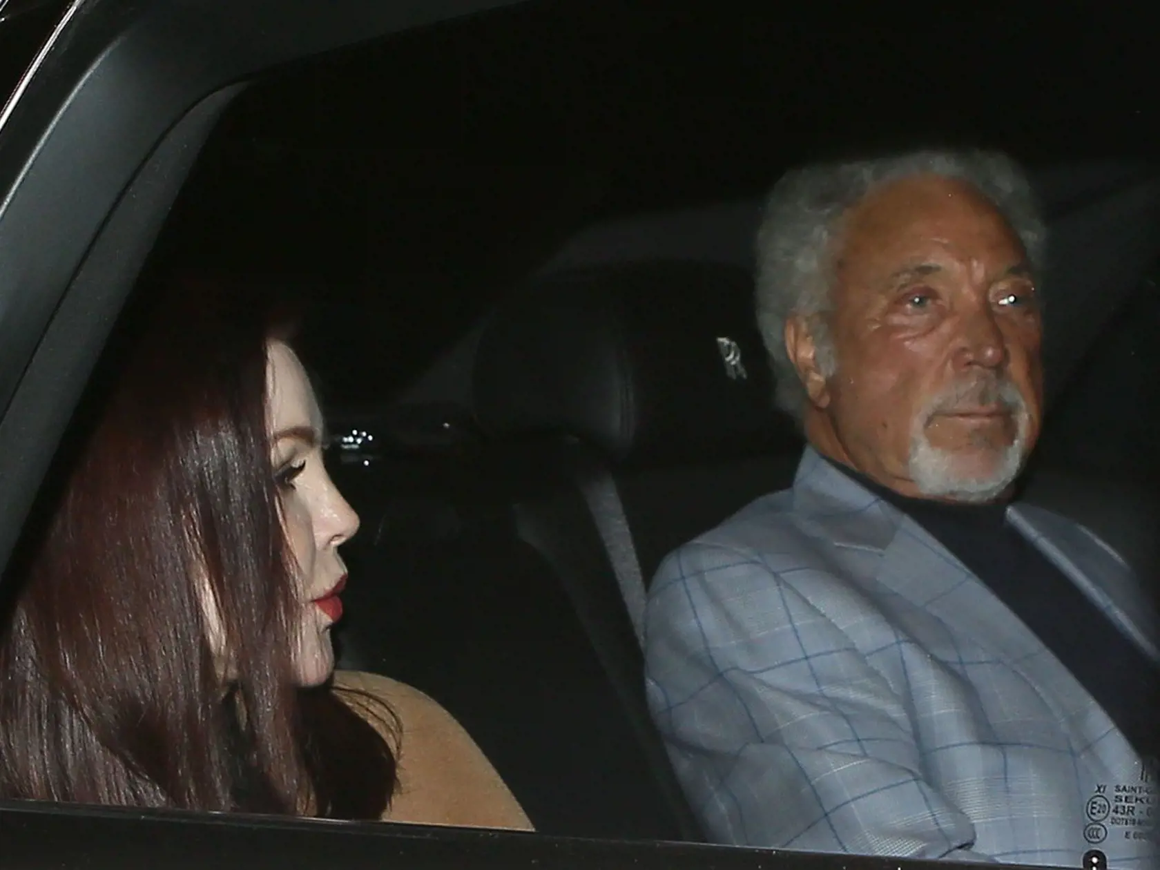 West Hollywood, CA - Legendary singer, Tom Jones, joined Priscilla Presley for a 5-hour dinner date at Craigs restaurant in West Hollywood.               January 19, 2017, Image: 312036115, License: Rights-managed, Restrictions: , Model Release: no, Credit line: Profimedia, AKM-GSI