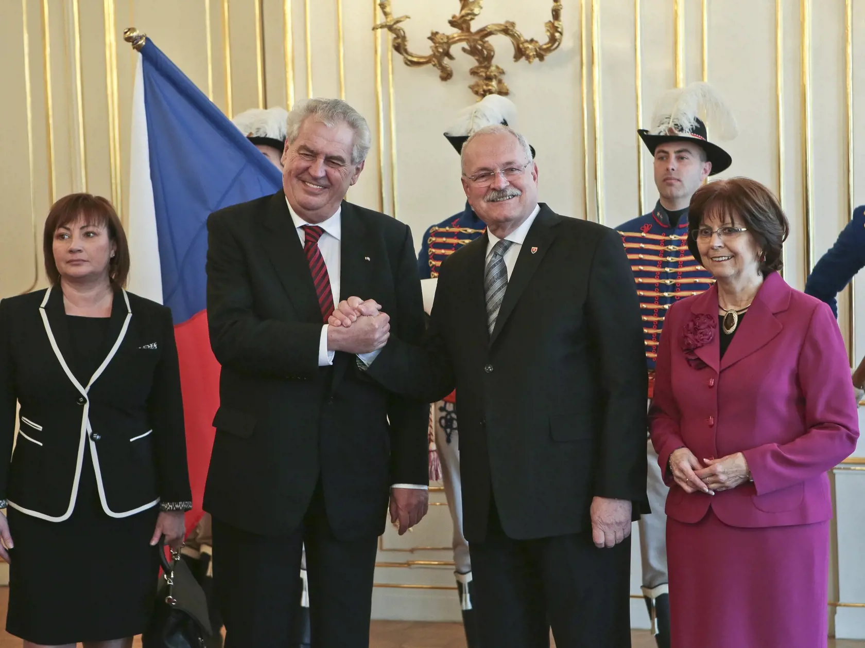 prvá oficiálna návšteva nového prezidneta Českej republiky Miloša Zemna 