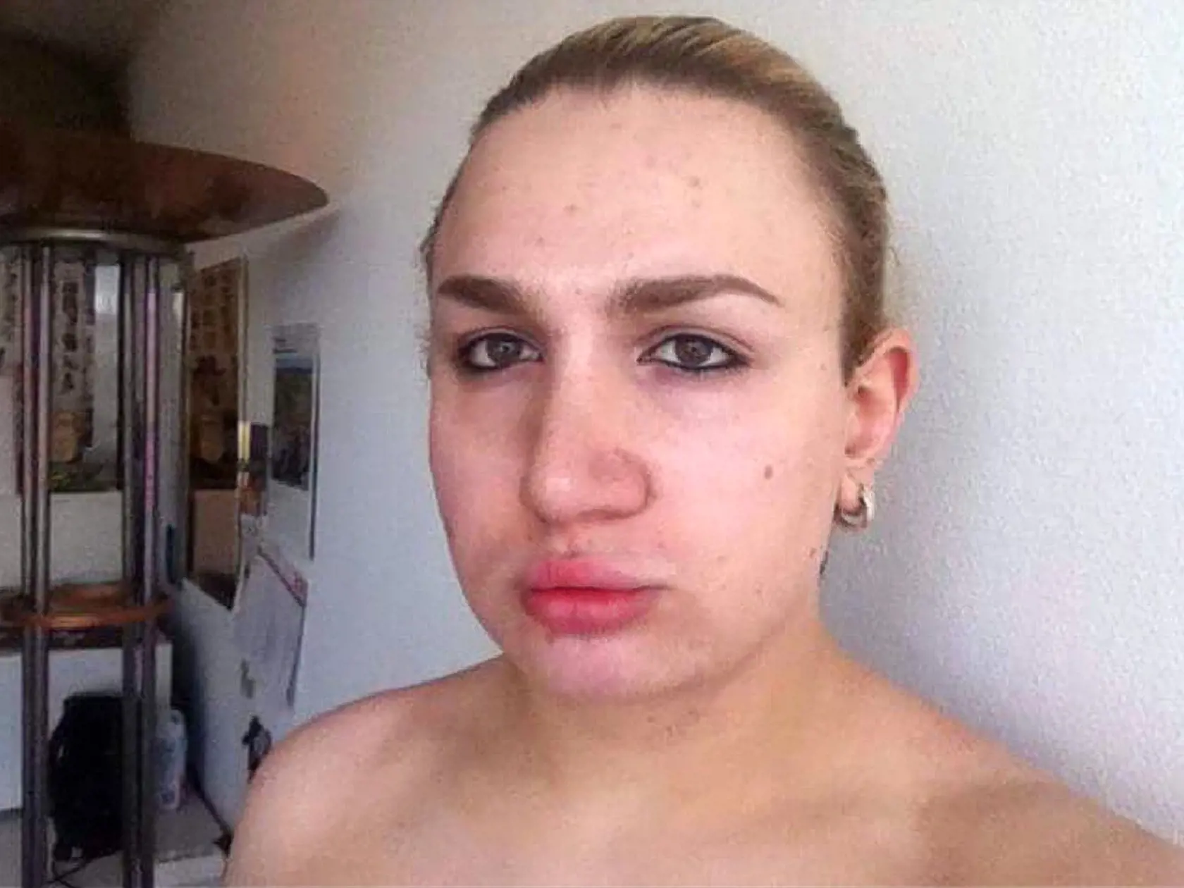 - (PICTURED: Ivana Vladislava, 26, from Berlin, Germany, who has spent over 110,000 to look like a plastic human doll. Pictured before) - A transgender woman has splashed out over 110,000 to look like a plastic human doll. Ivana Vladislava, 26, was originally born male but shortly after her 11th birthday she began taking female hormone tablets and dressed as a girl. Now, Ivana, from Berlin, Germany, has spent over 110,000 on cosmetic procedures to change her appearance from male to a female doll