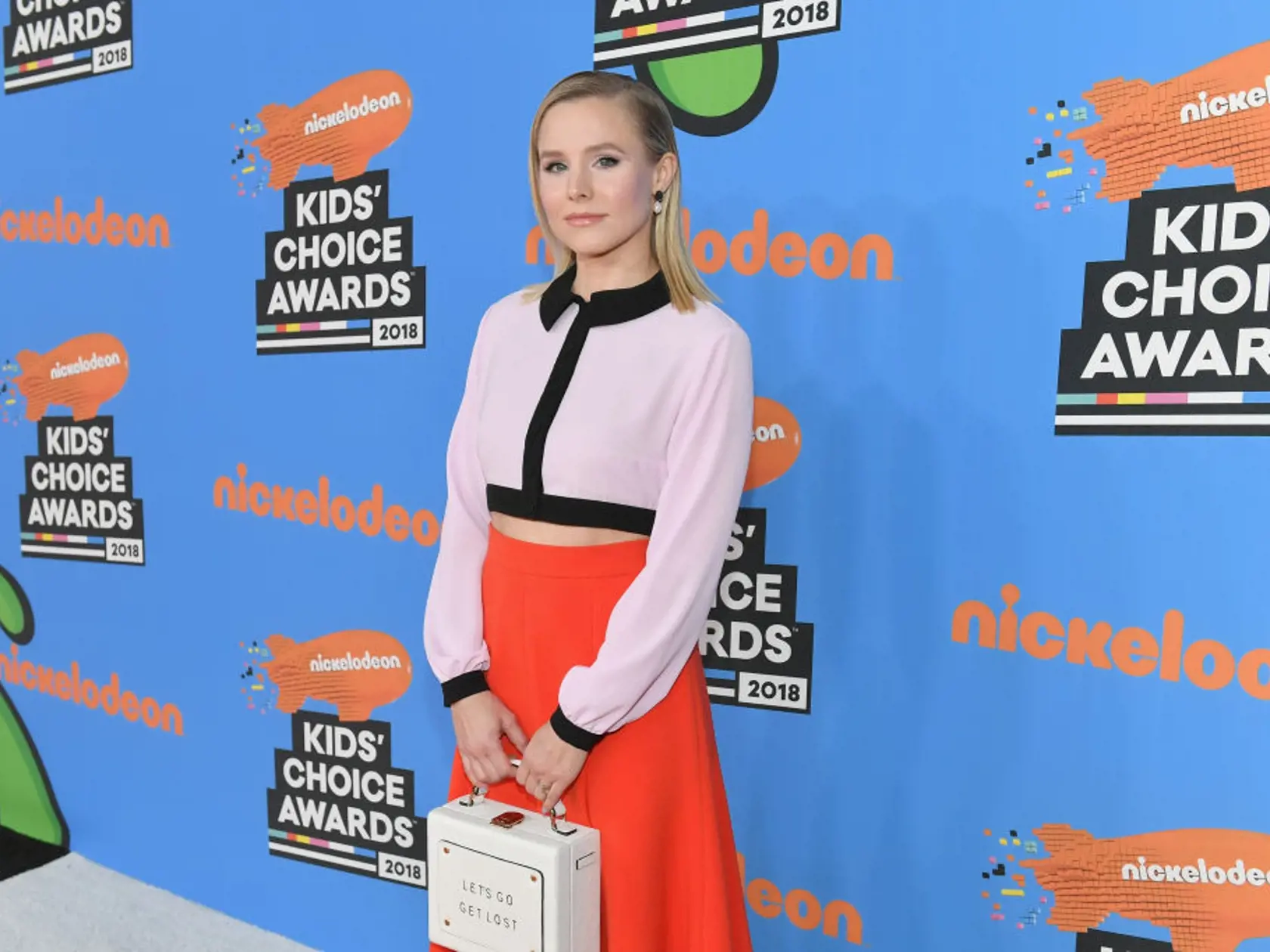 INGLEWOOD, CA - MARCH 24:  Kristen Bell attends Nickelodeon's 2018 Kids' Choice Awards at The Forum on March 24, 2018 in Inglewood, California.  (Photo by Neilson Barnard/Getty Images)