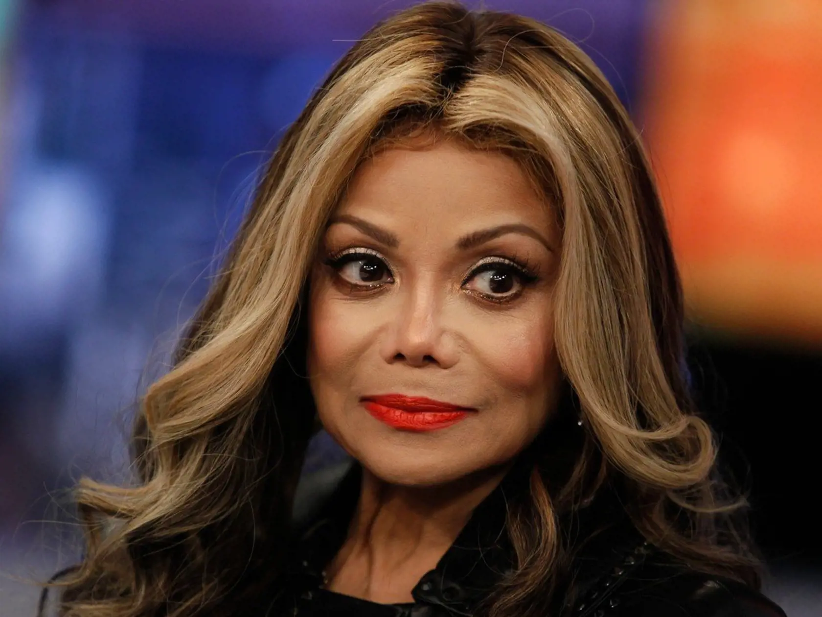 US singer La Toya Yvonne Jackson during "El Hormiguero" TV show recording, in Madrid, on Monday 21, May 2018., Image: 372876773, License: Rights-managed, Restrictions: May not be licensed in Portugal. May not be licensed in Spain., Model Release: no, Credit line: Profimedia, Gtres Online