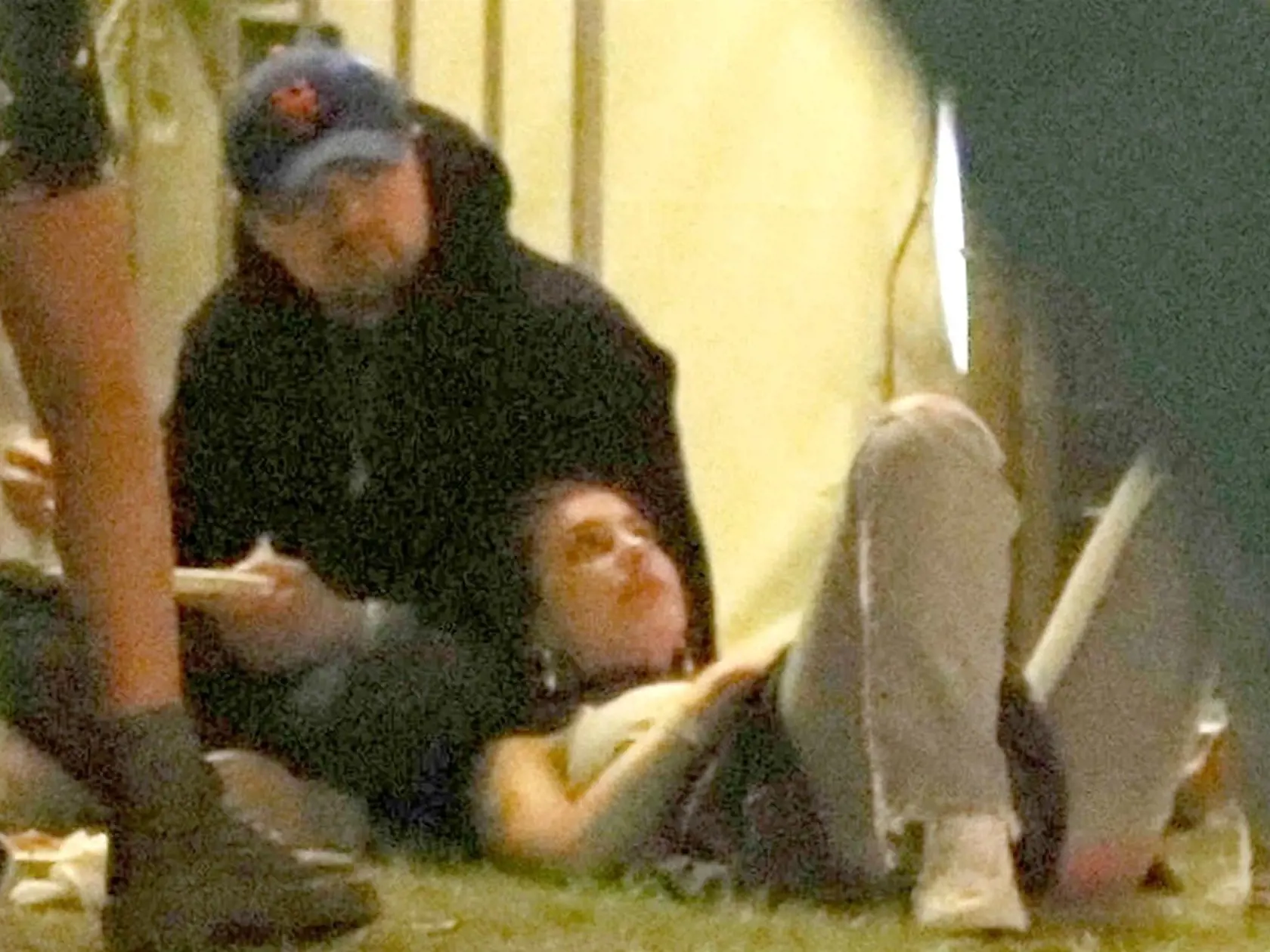Coachella, CA  - *EXCLUSIVE* Leonardo DiCaprio and 20 year old model, Camila Morrone, enjoy some downtime at Coachella music festival.  Leo sat on the ground while his rumored new girlfriend laid with her head resting on his lap.    Pictured: Leonardo DiCaprio, Camila Morrone        *UK Clients - Pictures Containing Children  Please Pixelate Face Prior To Publication*, Image: 368684381, License: Rights-managed, Restrictions: , Model Release: no, Credit line: Profimedia, AKM-GSI