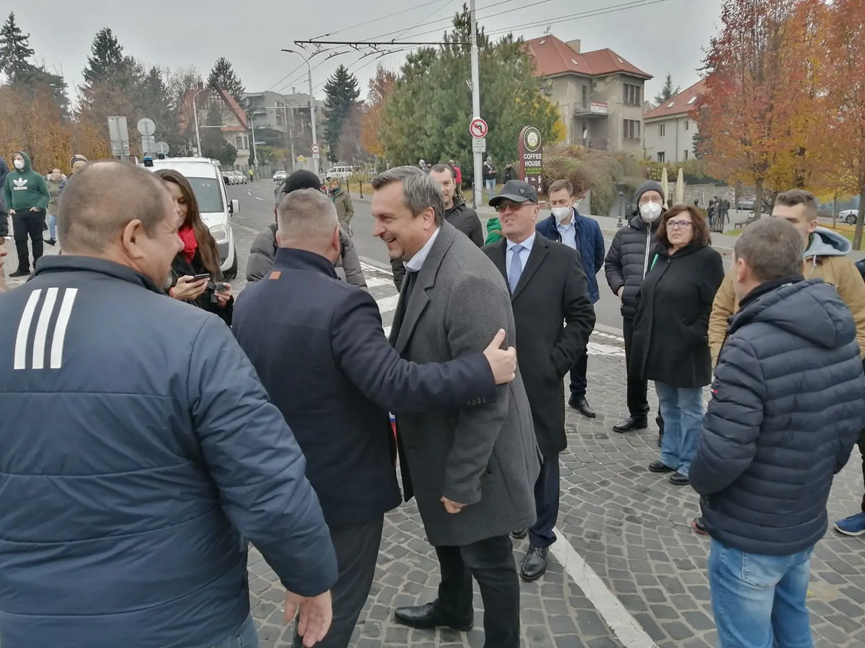 Protivládne protesty v Bratislave.