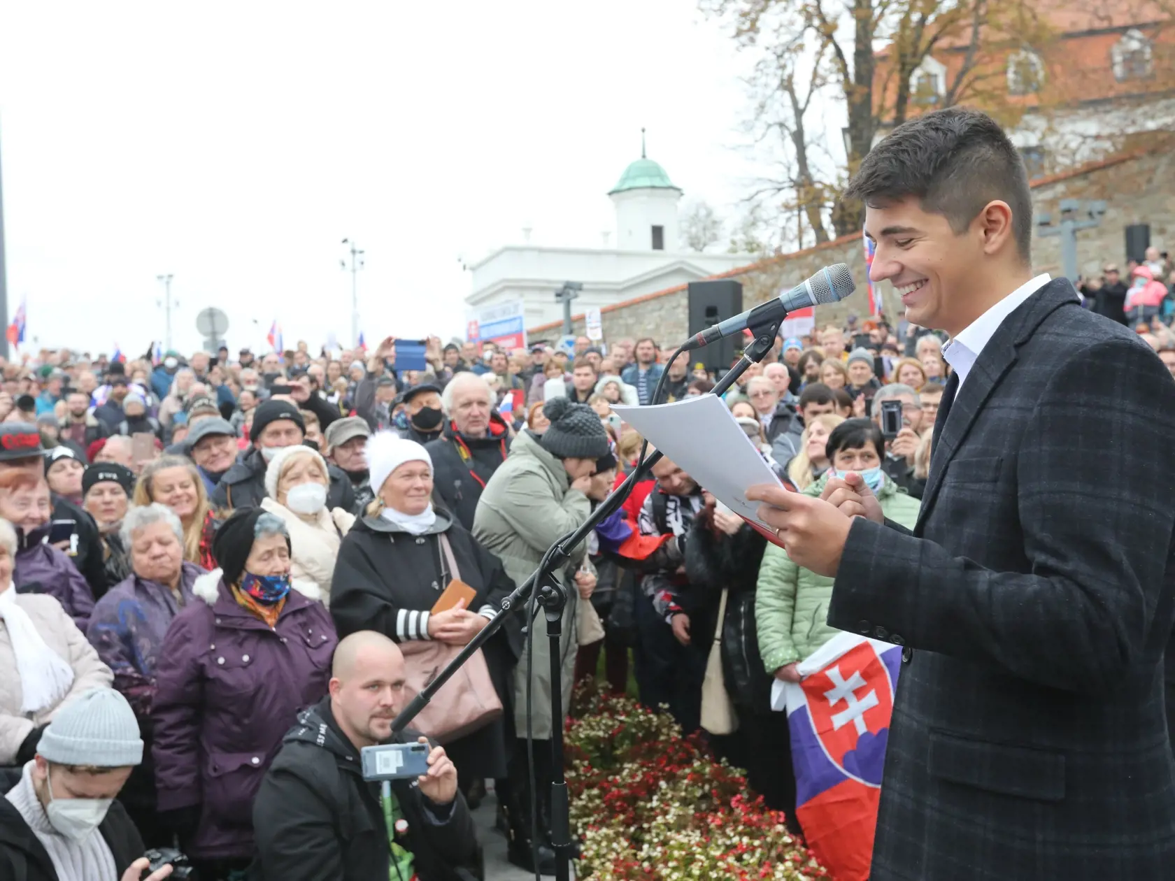 Protivládne protesty v Bratislave