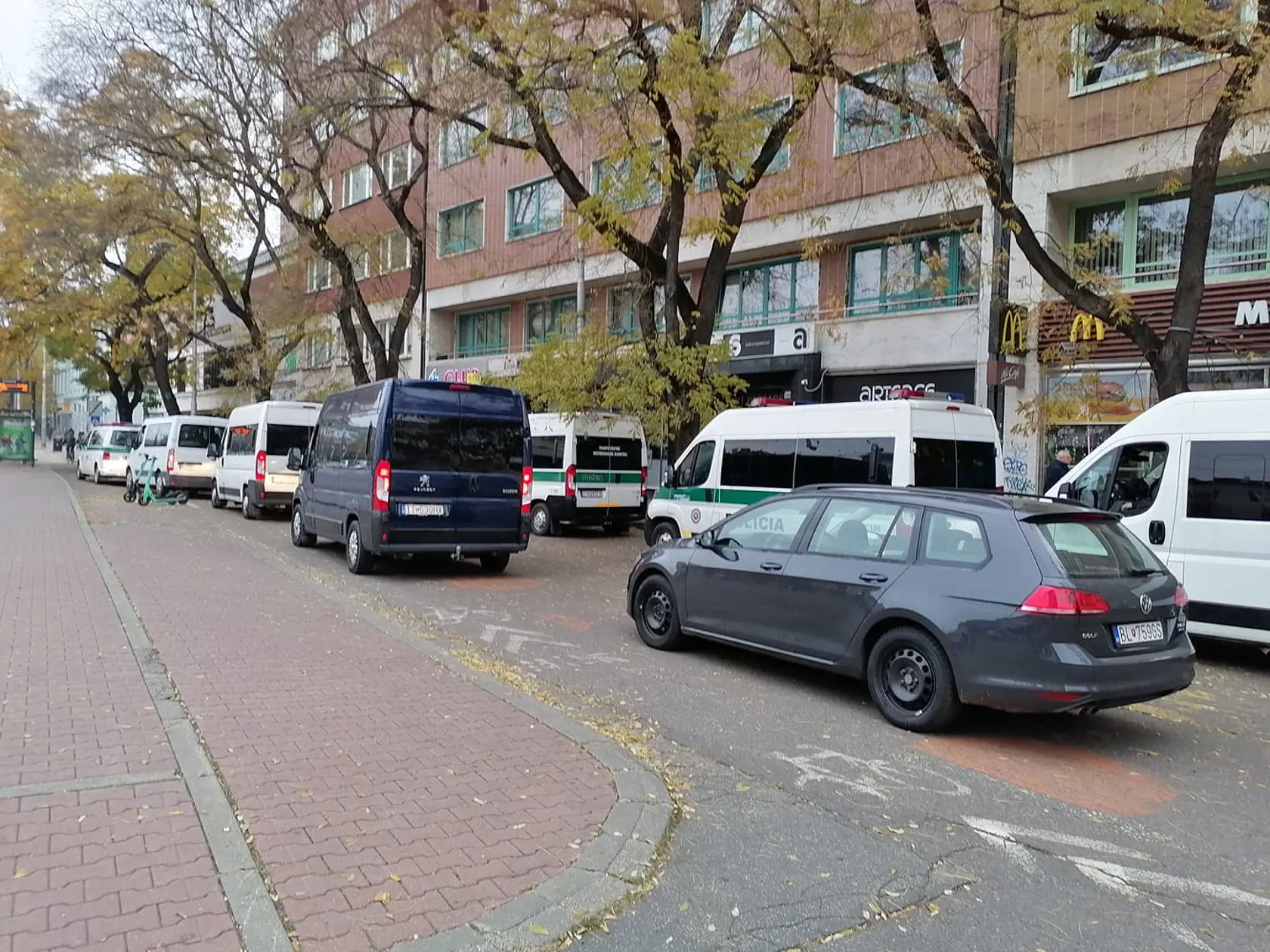 Protivládne protesty v Bratislave.