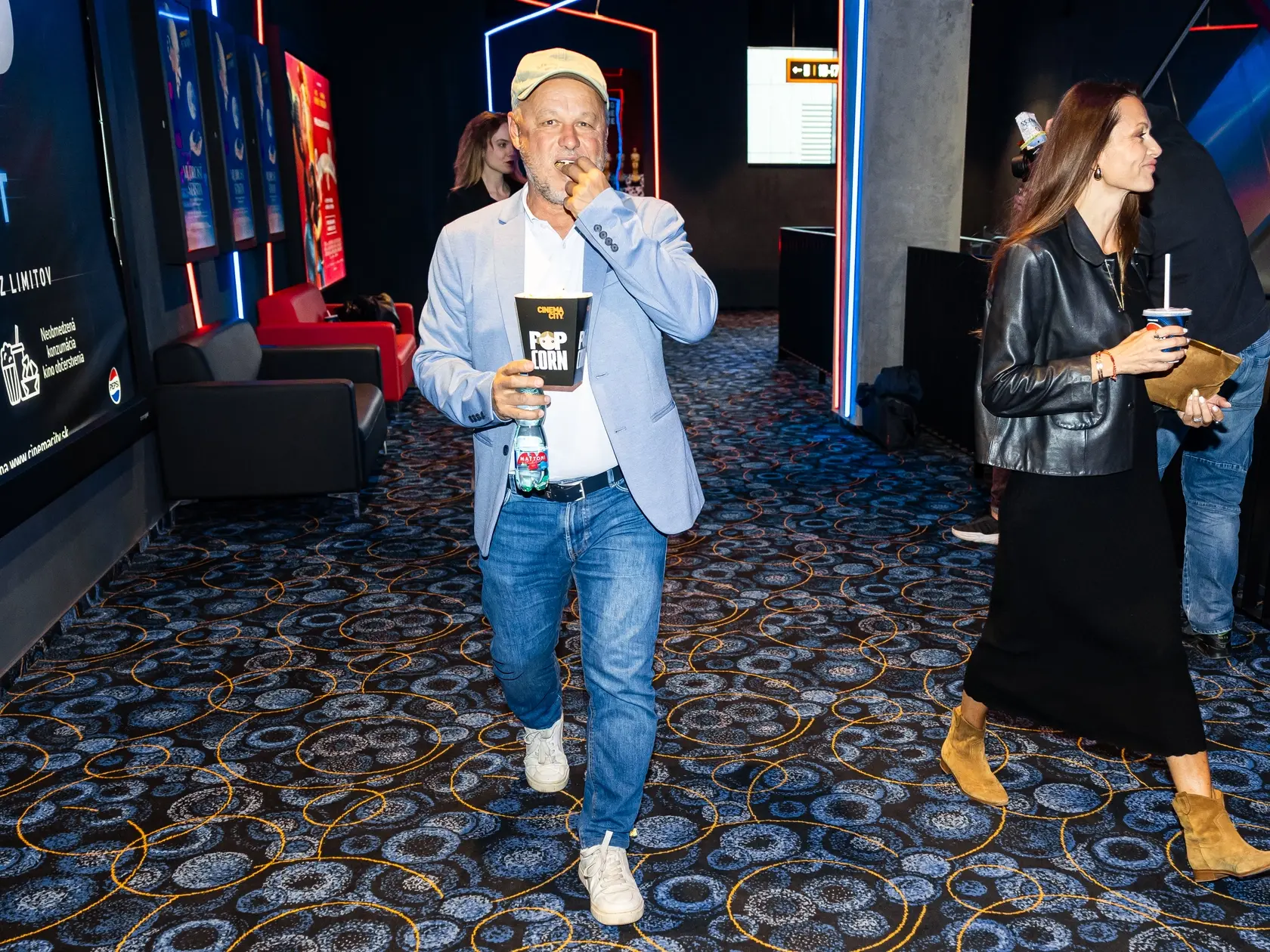 Premiéra filmu “Múdrost šťastia” v Bratislave. Na snímke tenisový tréner Marián Vajda.