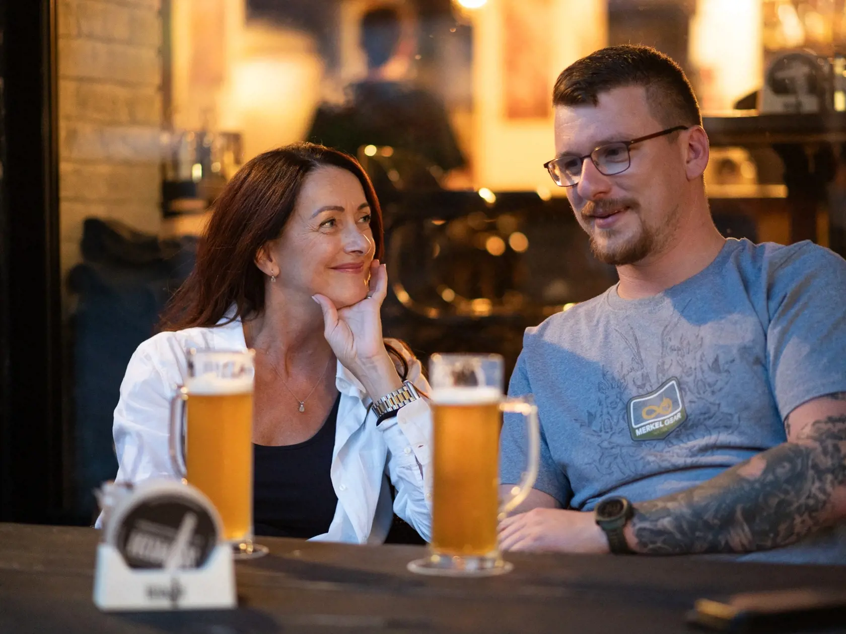 Volebná líderka Demokratov Andrea Letanovská so svojim synom.