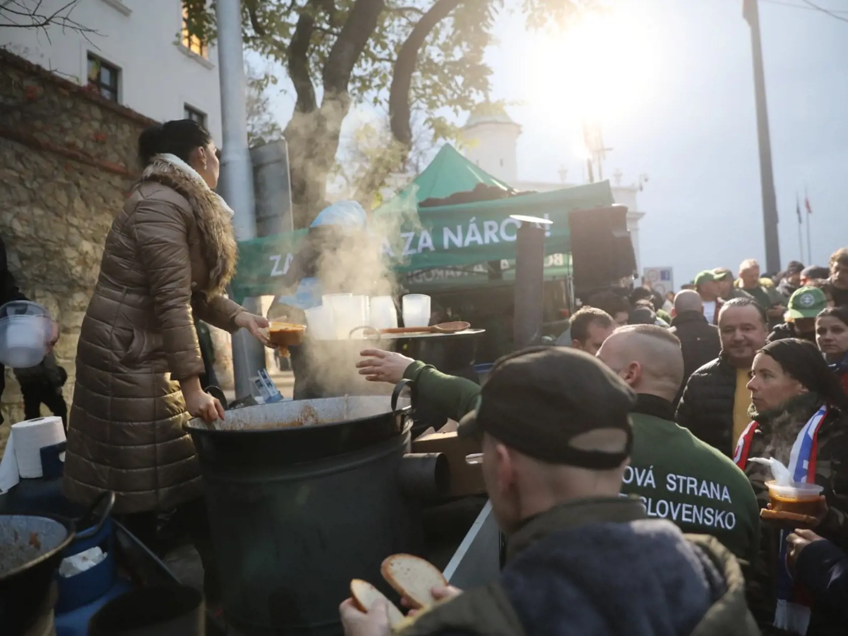 Protivládne protesty v Bratislave