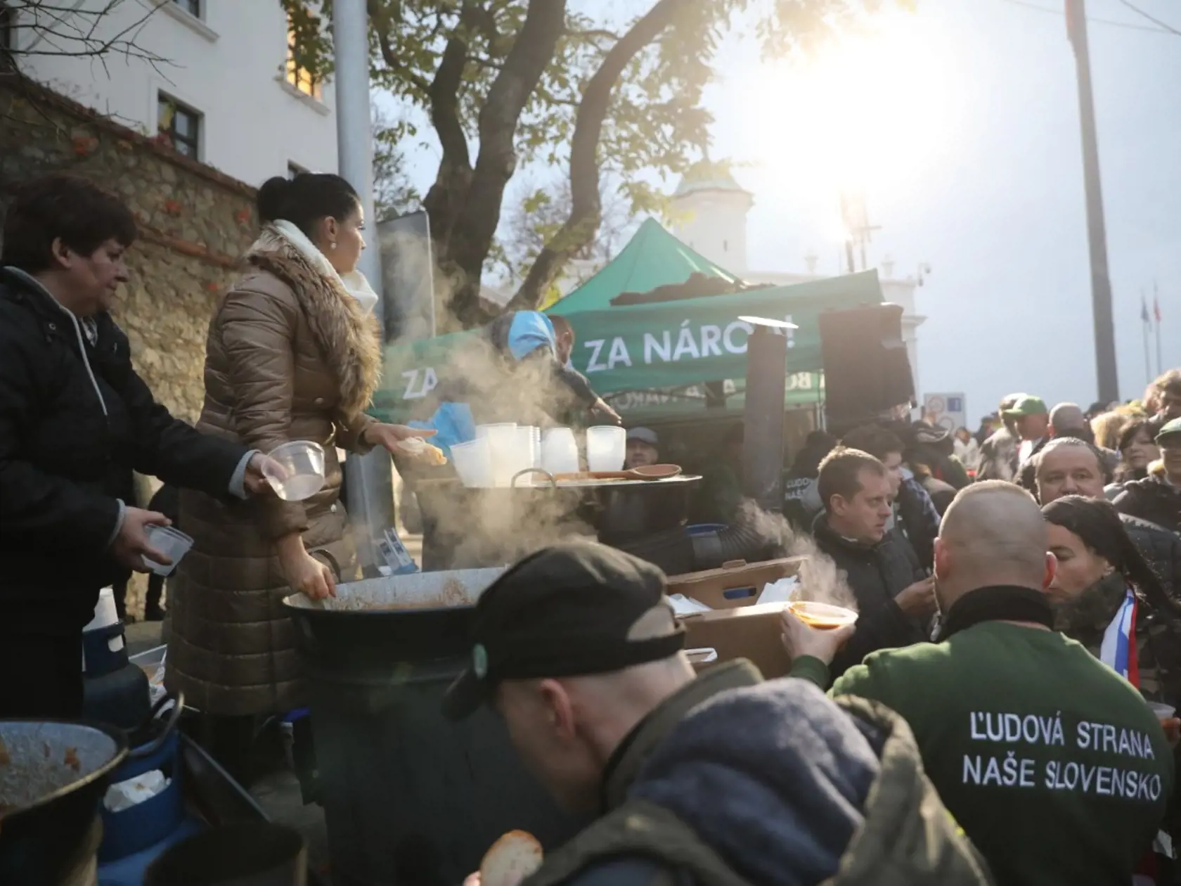 Protivládne protesty v Bratislave