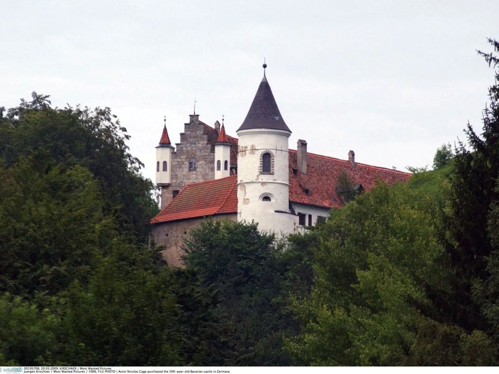 Neidstein in Etzelwang, 2006-7-31 /  (FILE PHOTO) / Actor Nicolas Cage purchased the 500-year-old Bavarian castle, Schloss Neidstein, in Germany. Schloss Neidstein sits on a hill with a stunning view of its 395 acres of forest, meadows and fields. The castle itself has 28 rooms, including 10 bedrooms and five bathrooms, 9,688 square feet in total., Image: 97937129, License: Rights-managed, Restrictions: , Model Release: no, Credit line: Profimedia, Most Wanted Pictures