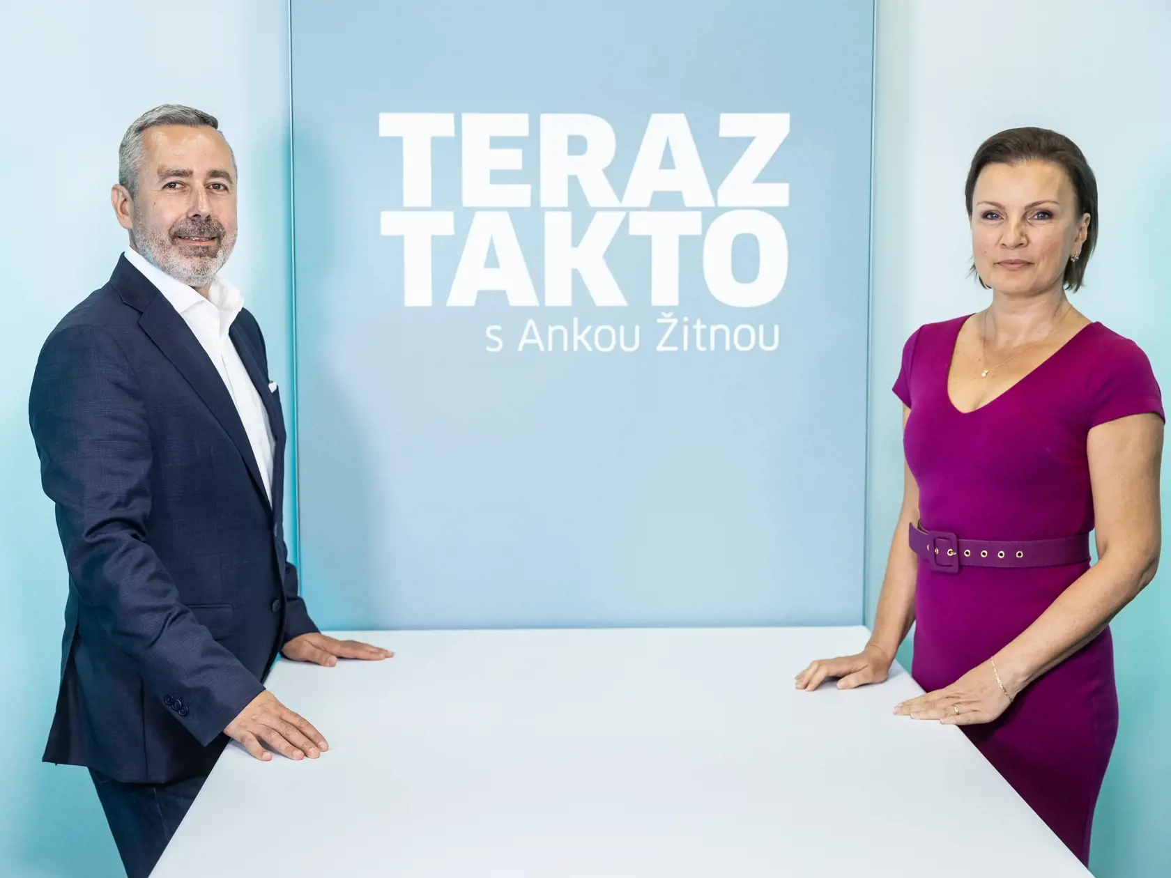 Diskusná relácia "Teraz Takto", v ktorej bol hosťom Anky Žitnej Martin Halás.