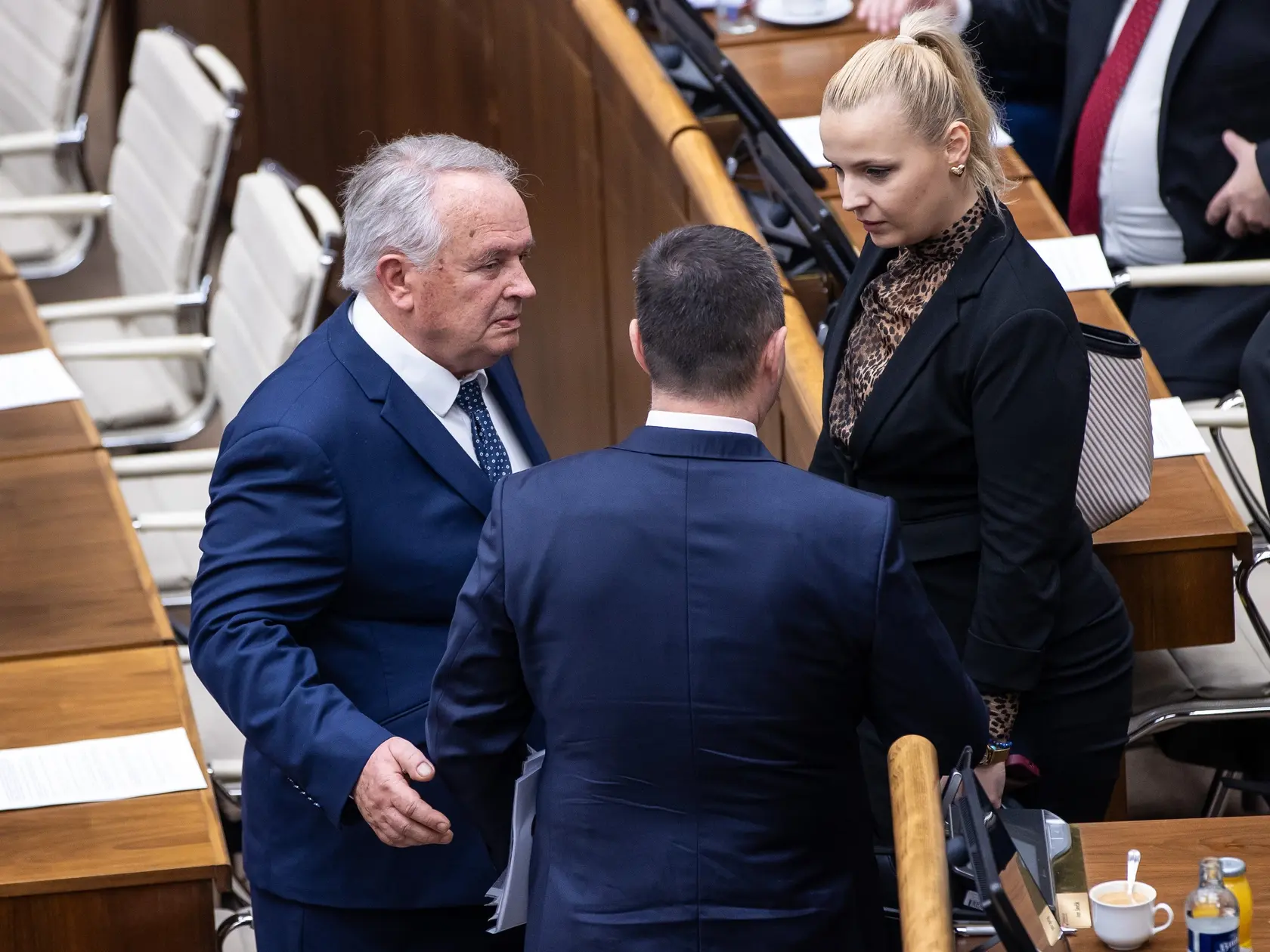 Na snímke nový poslanec NRSR, Miroslav Radačovský ktorý zložil poslanecký sľub.