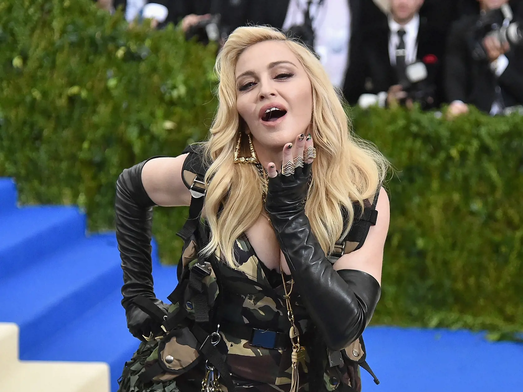 NEW YORK, NY - MAY 01:  Madonna attends the "Rei Kawakubo/Comme des Garcons: Art Of The In-Between" Costume Institute Gala at Metropolitan Museum of Art on May 1, 2017 in New York City.  (Photo by Mike Coppola/Getty Images for People.com)