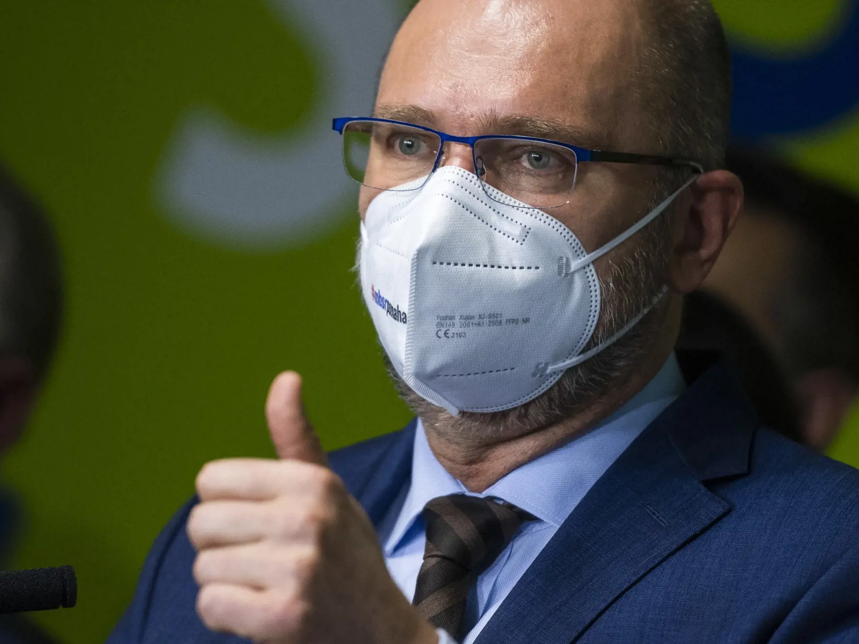 Predseda SaS, podpredseda vlády a minister hospodárstva Richard Sulík (na snímke) informuje o tom, že podal demisiu na tlačovej konferencii. Demisiu doručil prezidentke SR Zuzane Čaputovej. V Bratislave 22. marca 2021. FOTO TASR - Jaroslav Novák