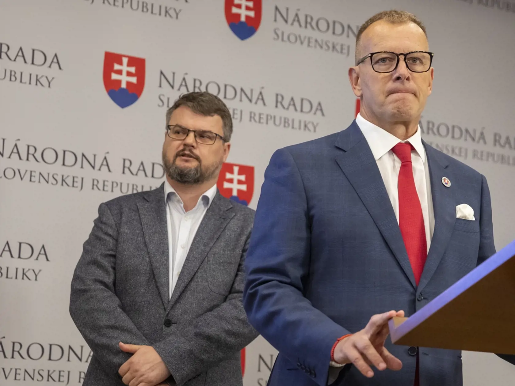 Na snímke je TK SME-RODINA , Boris Kollár , Štefan Holý a Milan Krajniak k výstavbe nájomných bytov.
