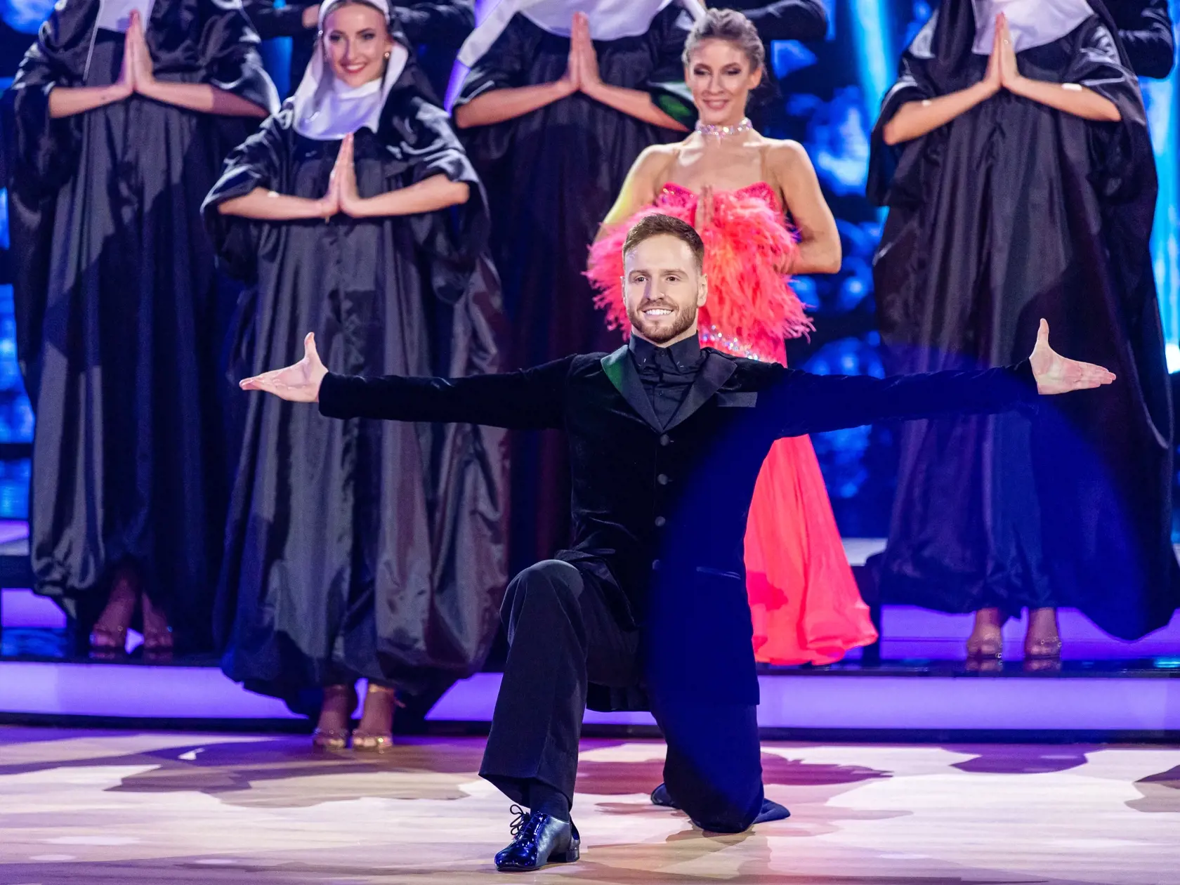 Finále tanečnej súťaže "Let's Dance 2023" v Bratislave. Na snímke Jana Kovalčíková a Vilém Šír.