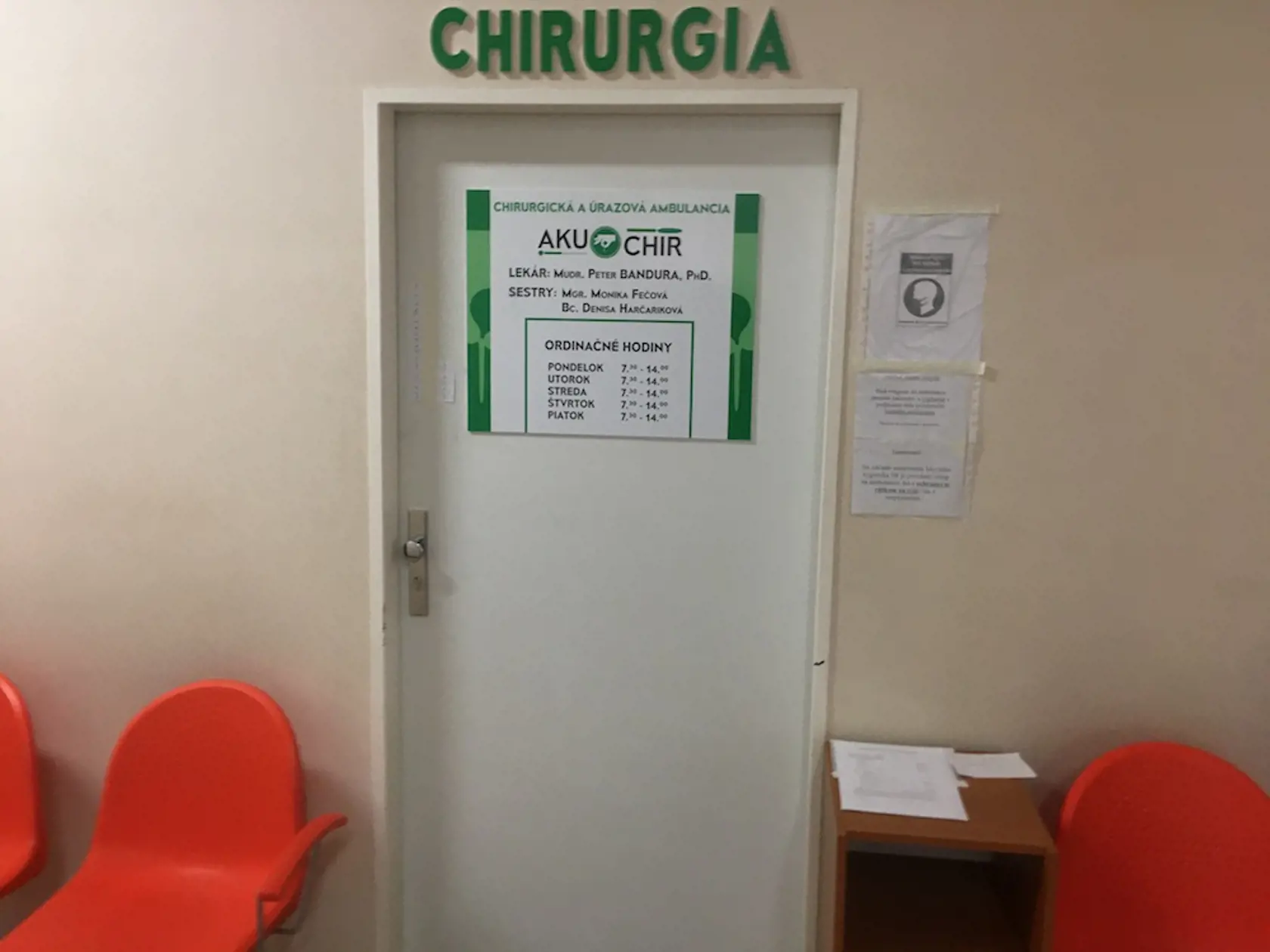 Ambulancia chirurga Petra Banduru.
