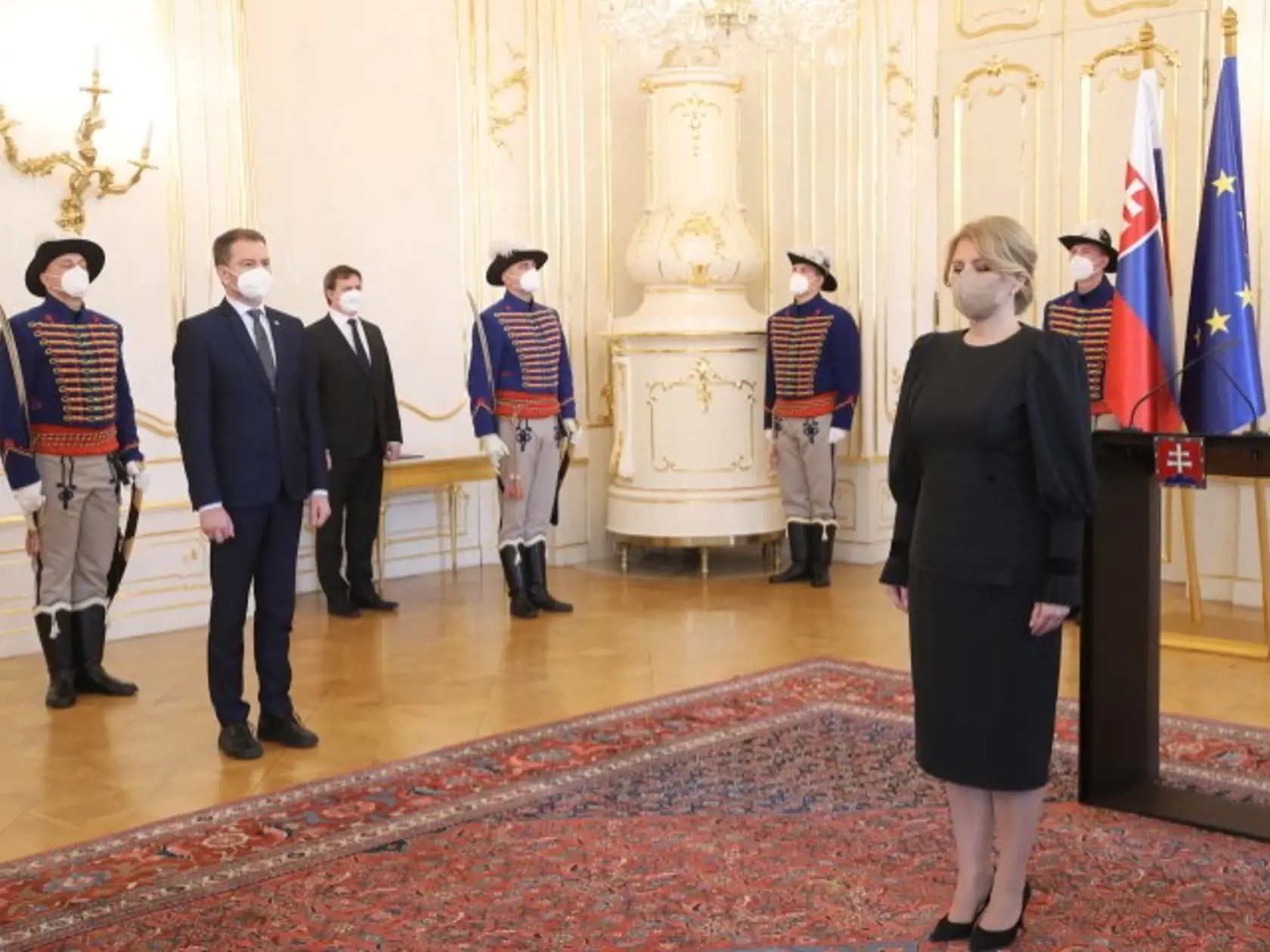 Prezidentka Zuzana Čaputová prijala 23. marca 2021 demisiu ministra hospodárstva Richarda Sulíka.