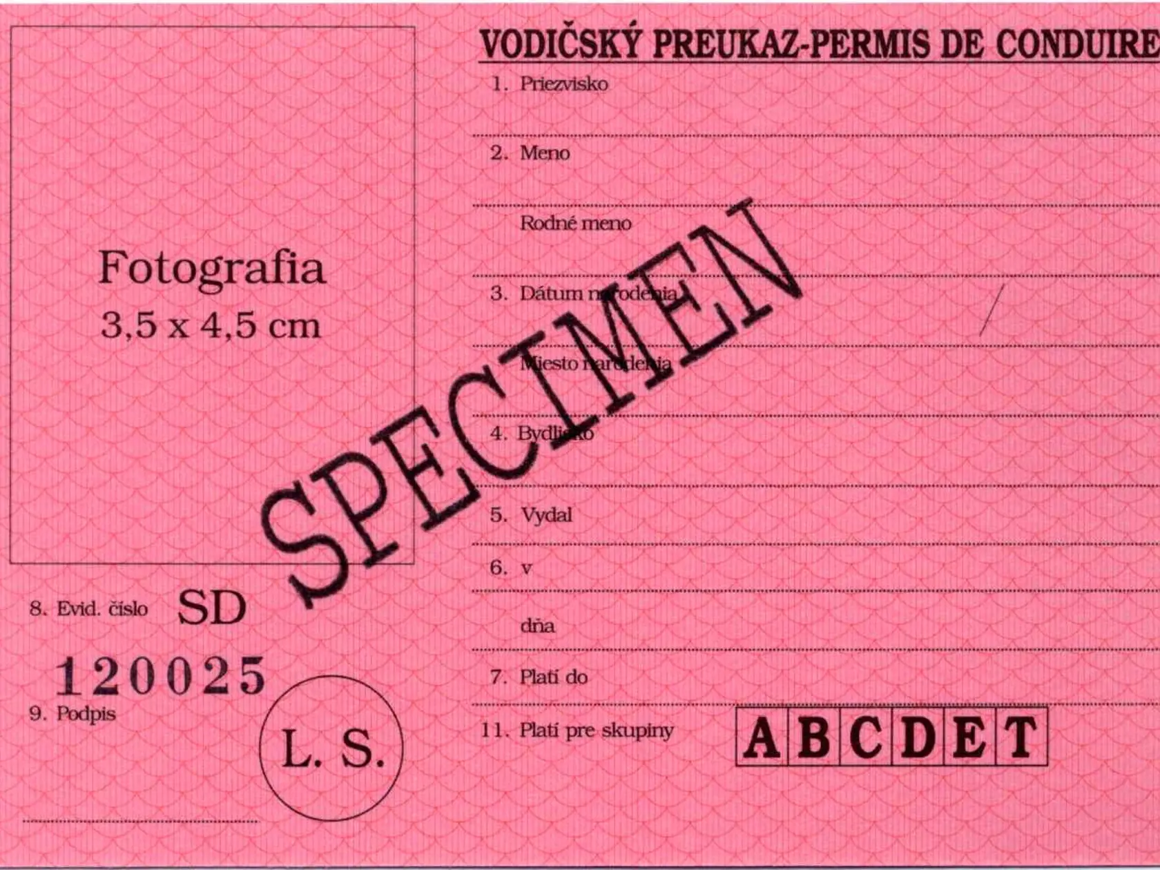 1.1.1993-30.04.2004 (model I) Platnosť týchto vodičských preukazov je do 31.12.2023.