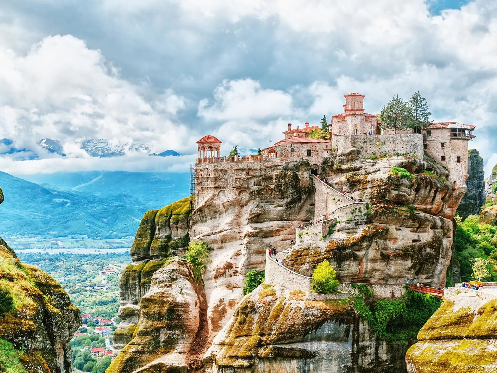Kláštory Meteora, Grécko.