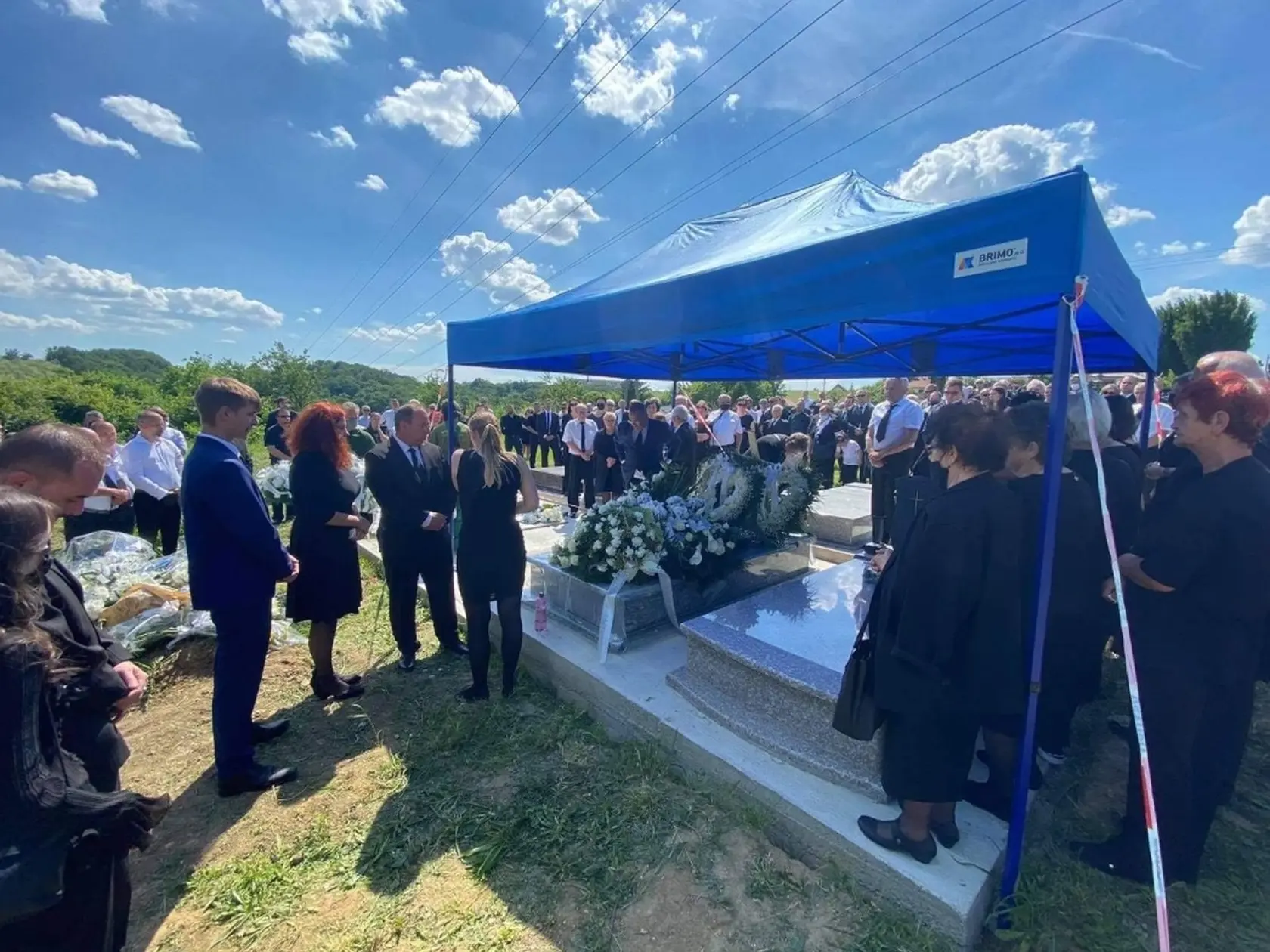 Pohreb tragicky zosnulého posunovača Mária Nagya (†31) z Košíc.
