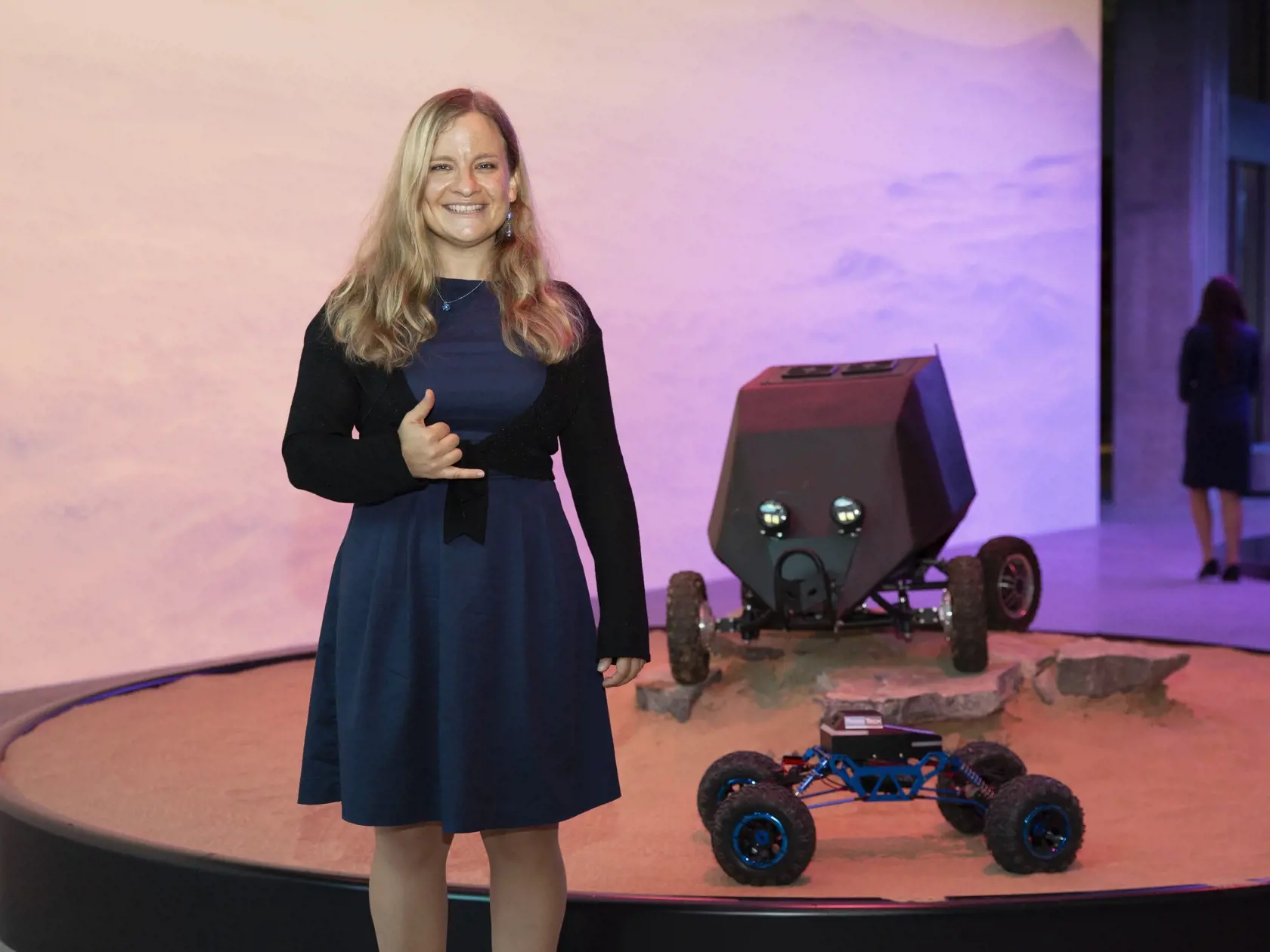 Slovenská vedkyňa Michaela Musilová a vesmírny Androver od RoboTech vision