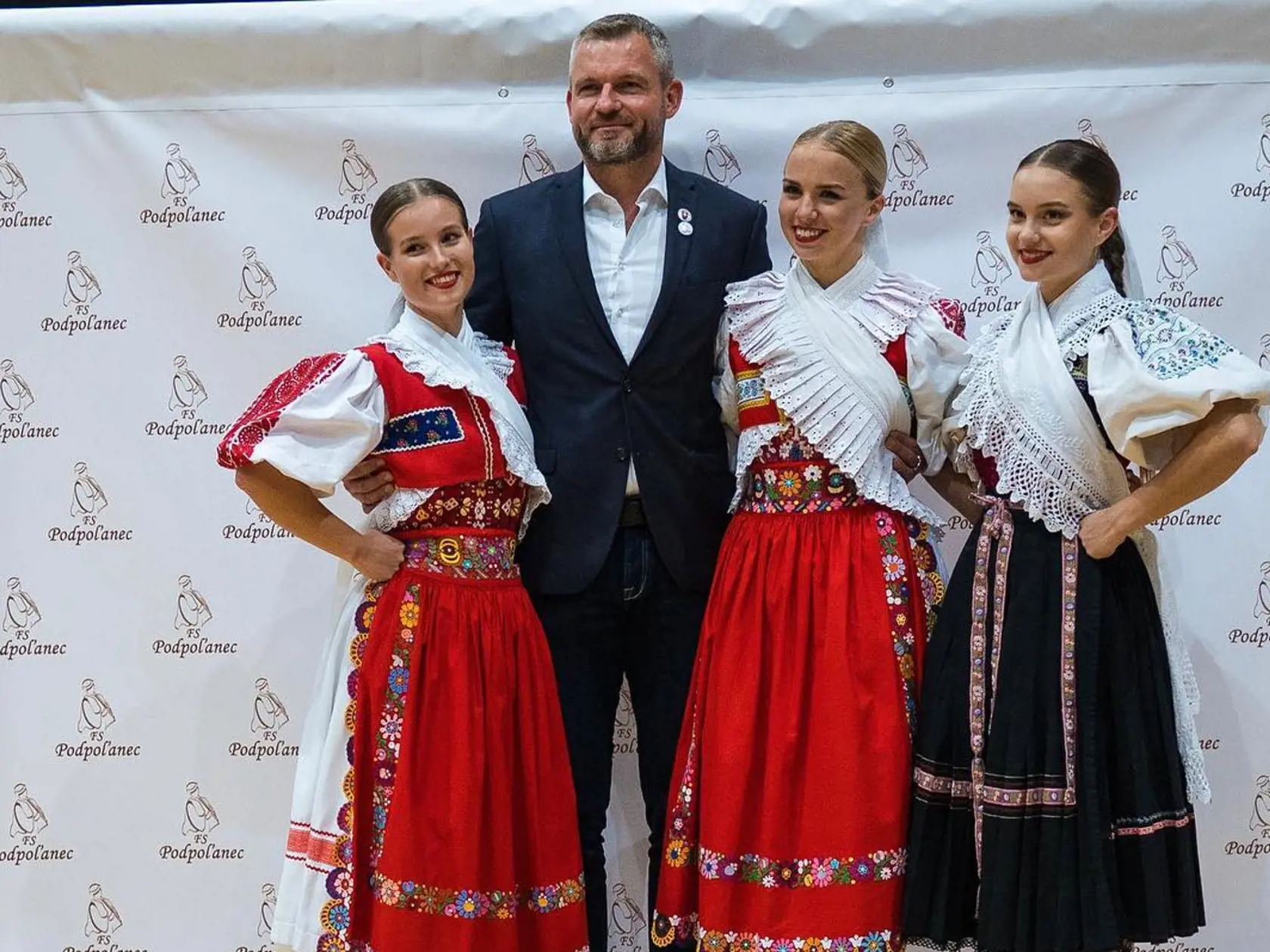 Peter Pellegrini (Hlas-SD) na folklórnych slávnostiach v Detve.