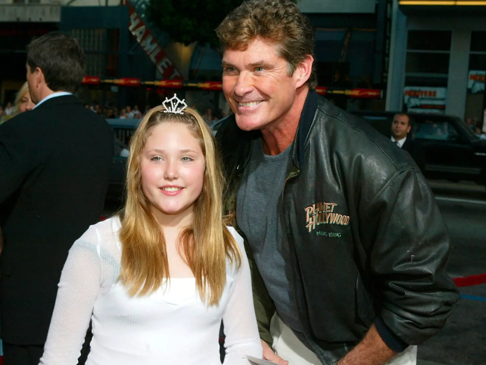 David Hasselhoff s dcérou, keď bola naozaj malou princezničkou.