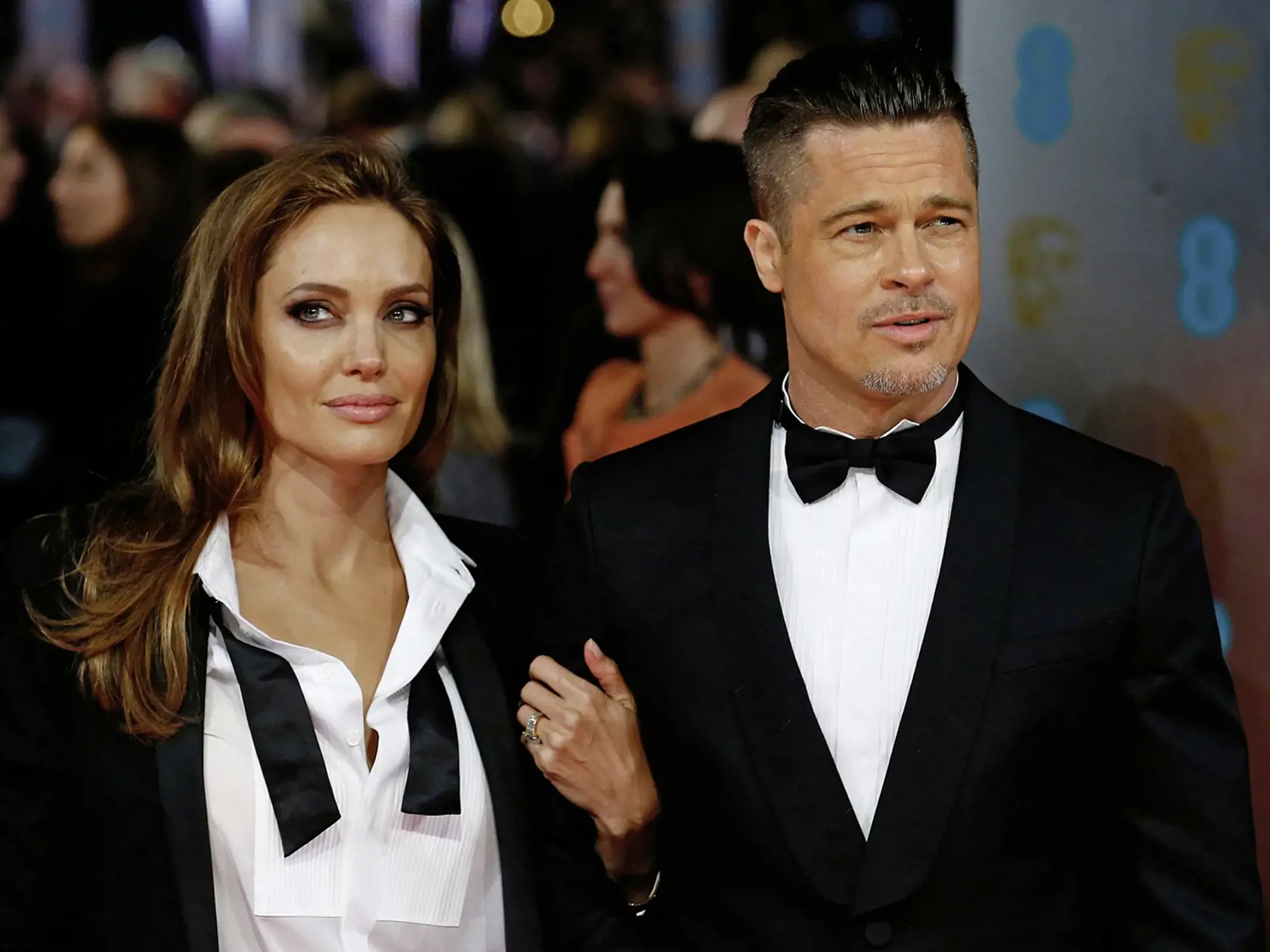 Angelia Jolie a Brad Pitt.