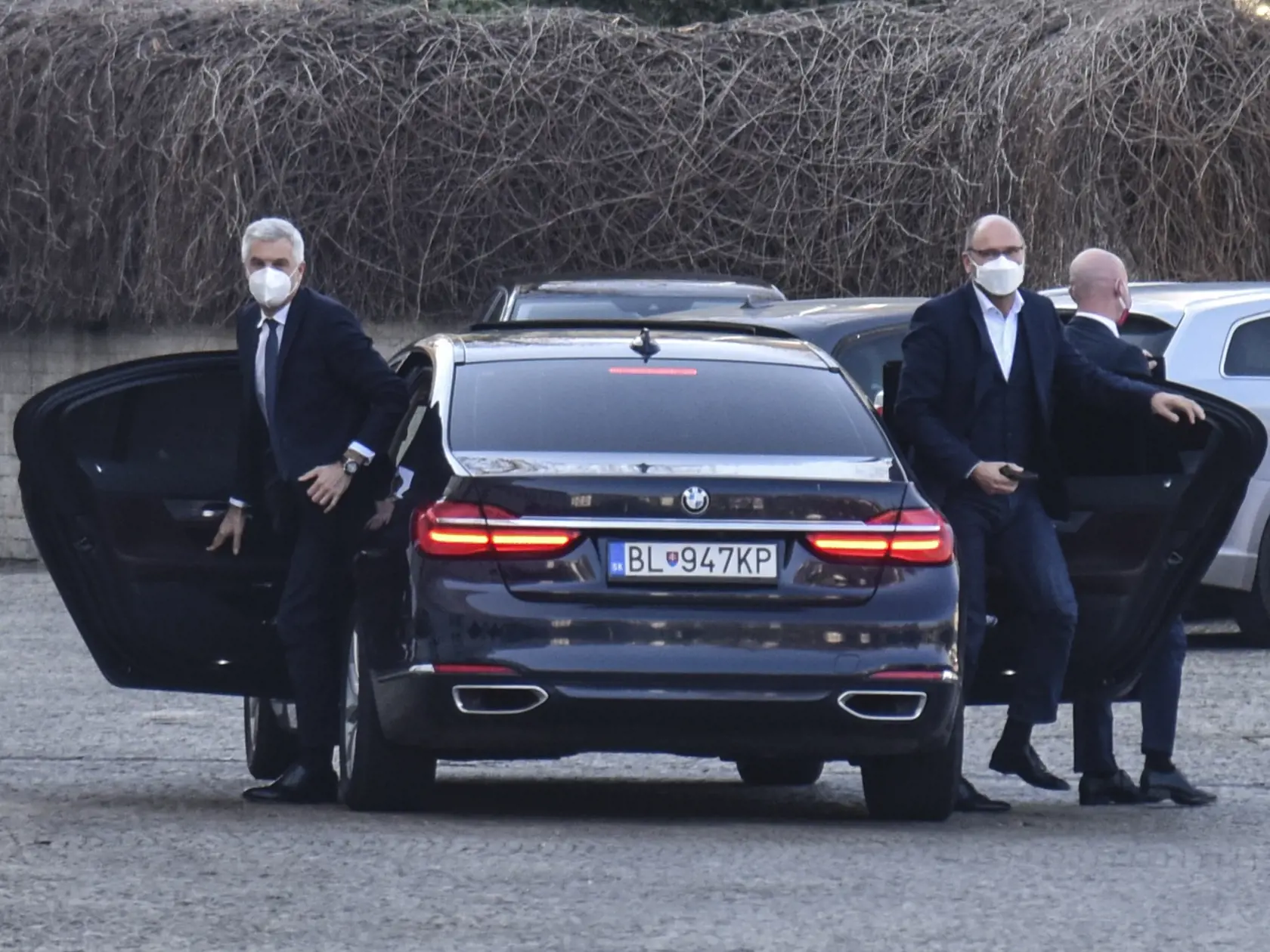 Branislav Gröhling predseda SaS Richard Sulík  Ivan Korčok príchod Prezidentský palác 