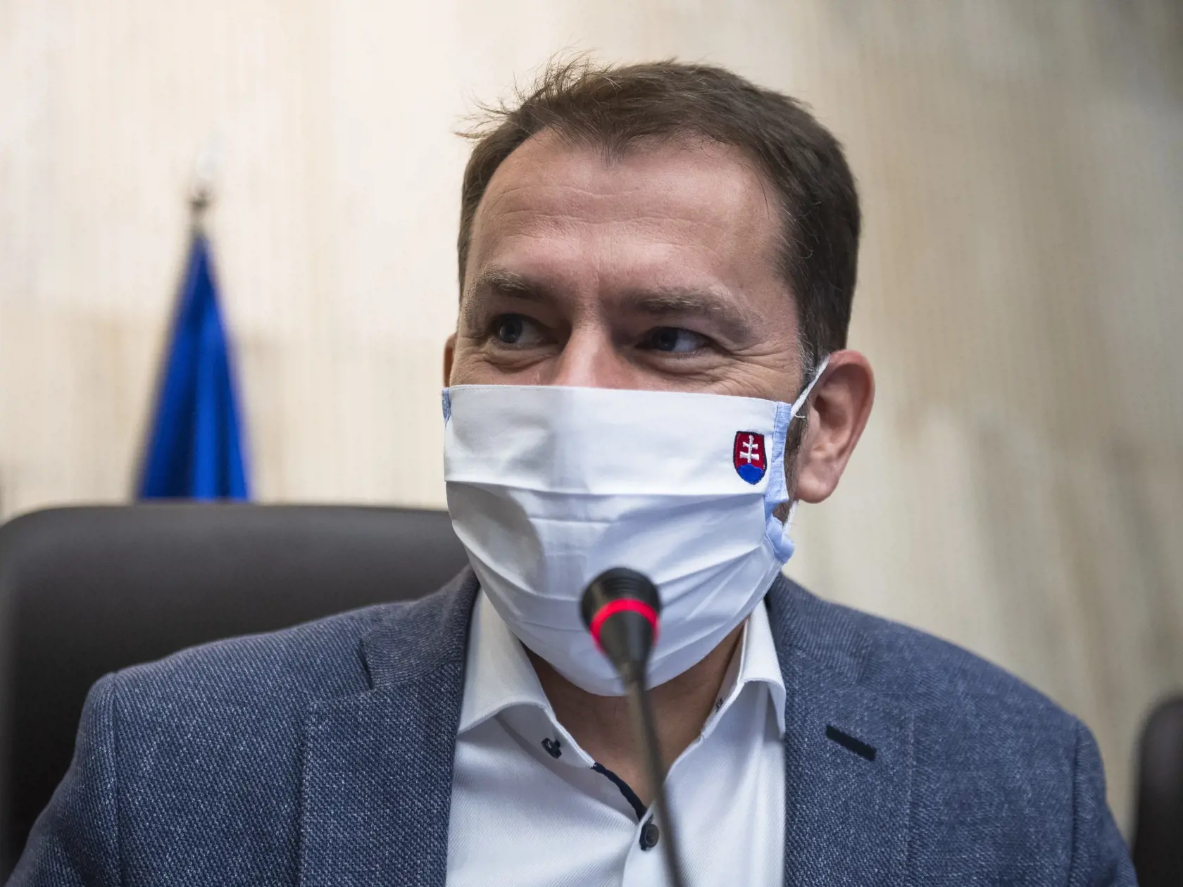 Na snímke je predseda vlády SR Igor Matovič (OĽaNO)